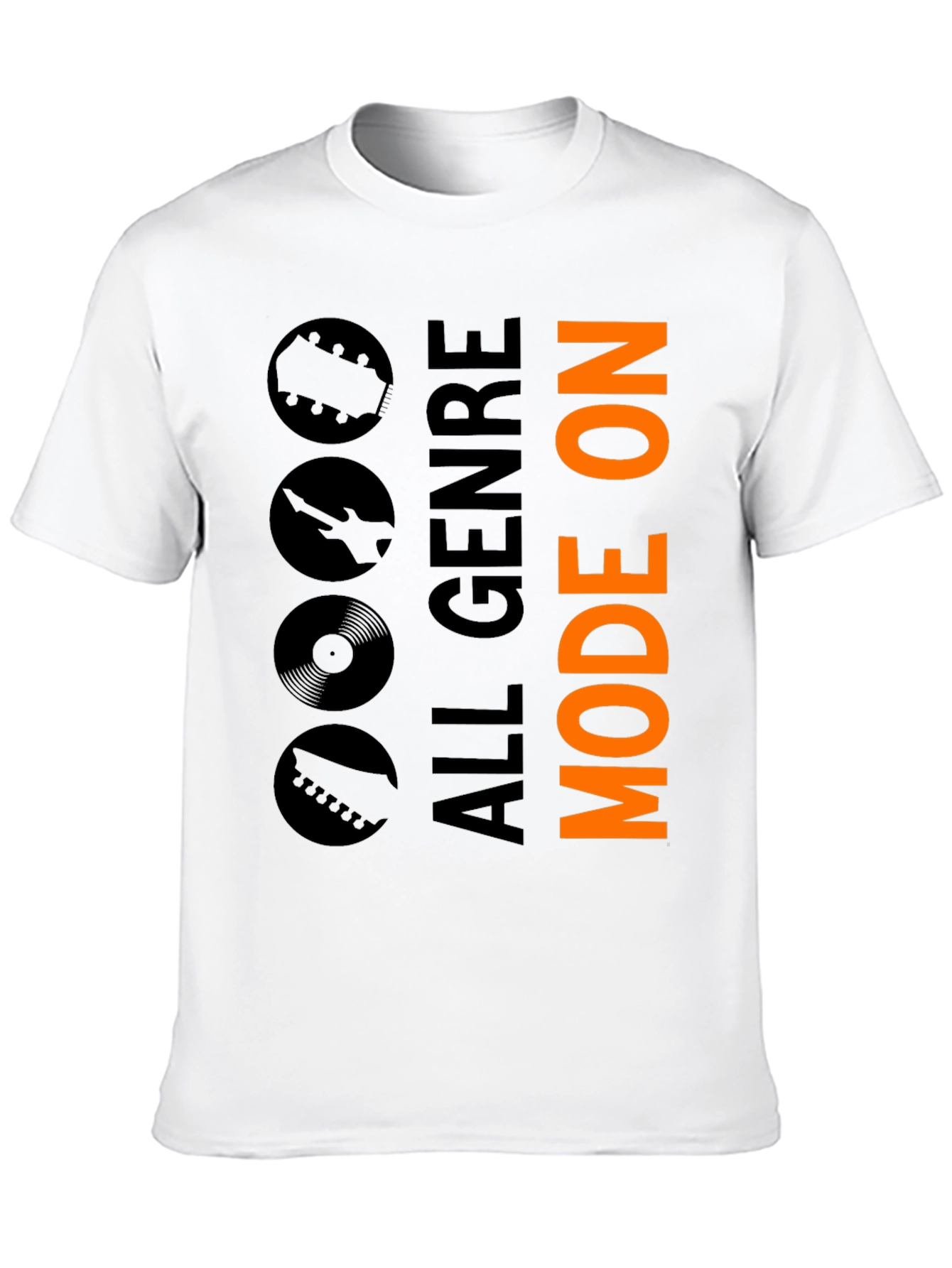 All Genre Mode On Black Graphic Tee