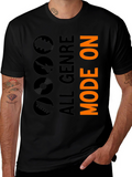 All Genre Mode On Black Graphic Tee