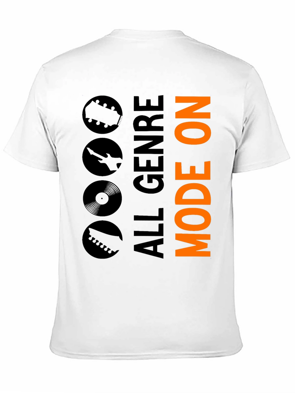 All Genre Mode On Black Graphic Tee