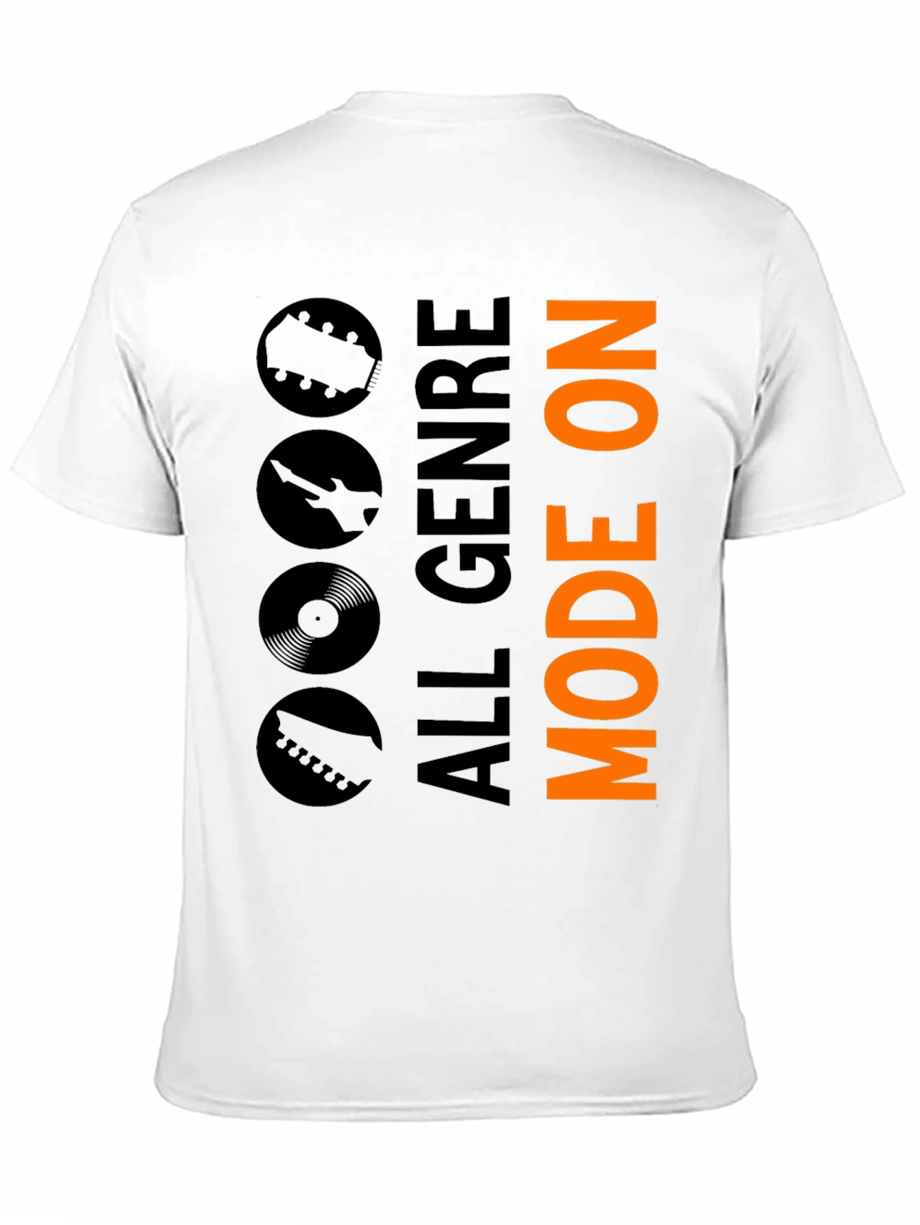 All Genre Mode On Black Graphic Tee