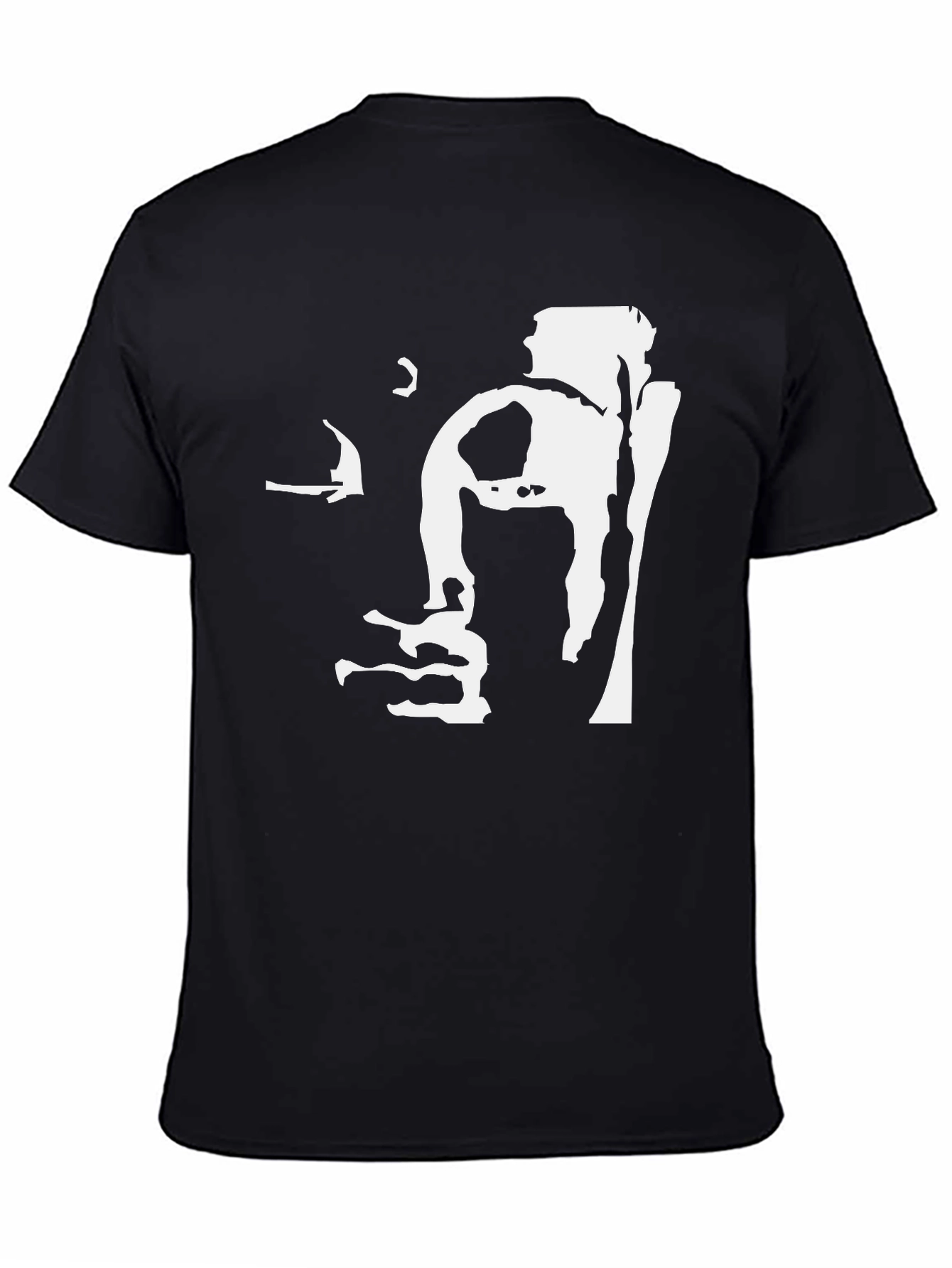 Buddha Face Graphic Tee - Mens Black T-Shirt