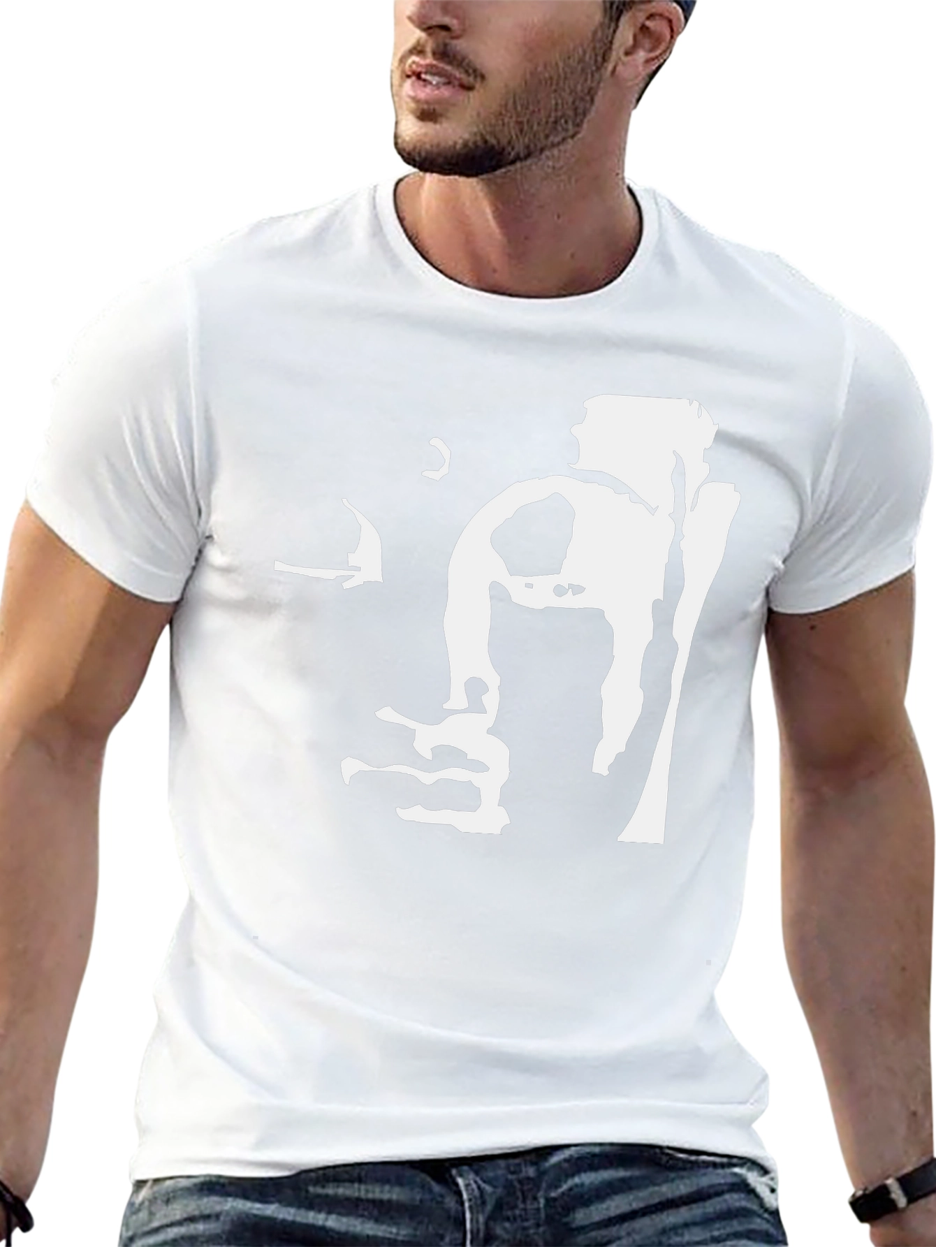 Buddha Face Graphic Tee - Mens Black T-Shirt