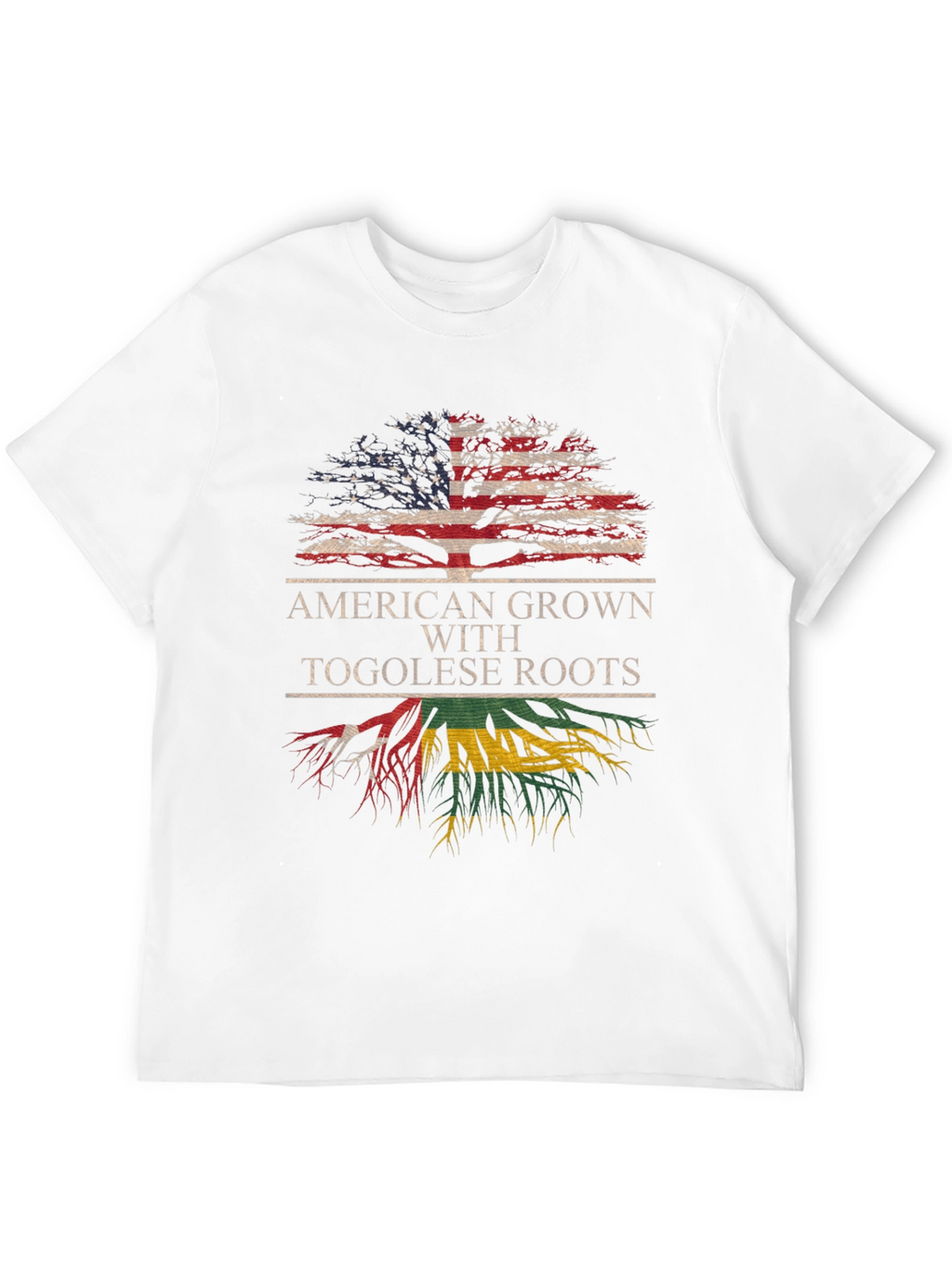 American Togolese Roots Black T-Shirt