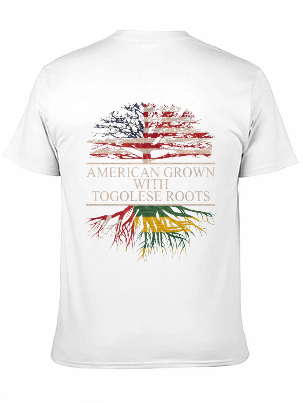 American Togolese Roots Black T-Shirt
