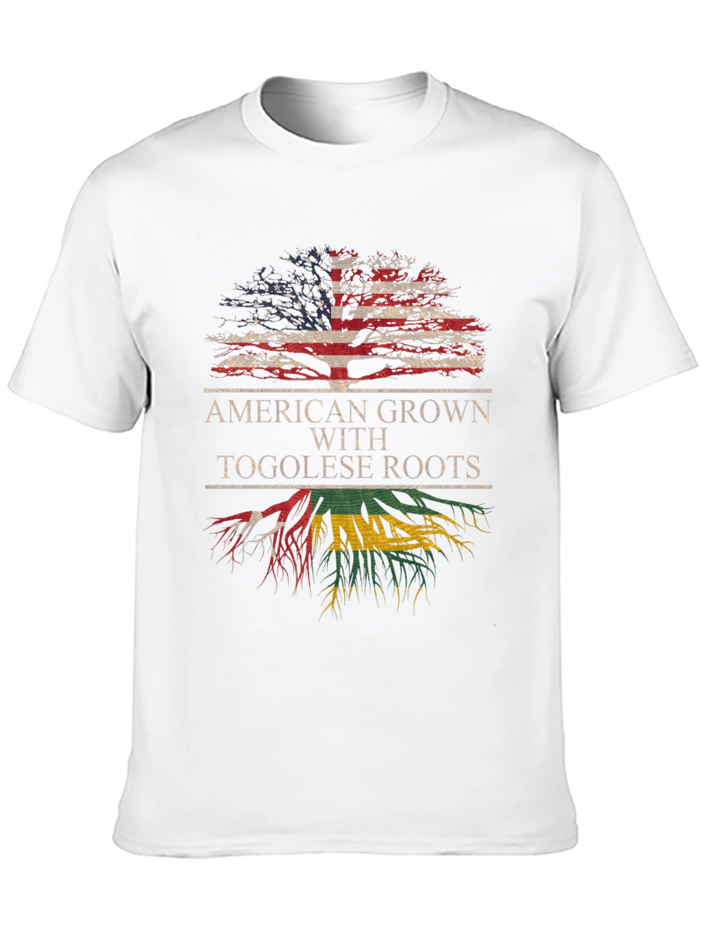 American Togolese Roots Black T-Shirt