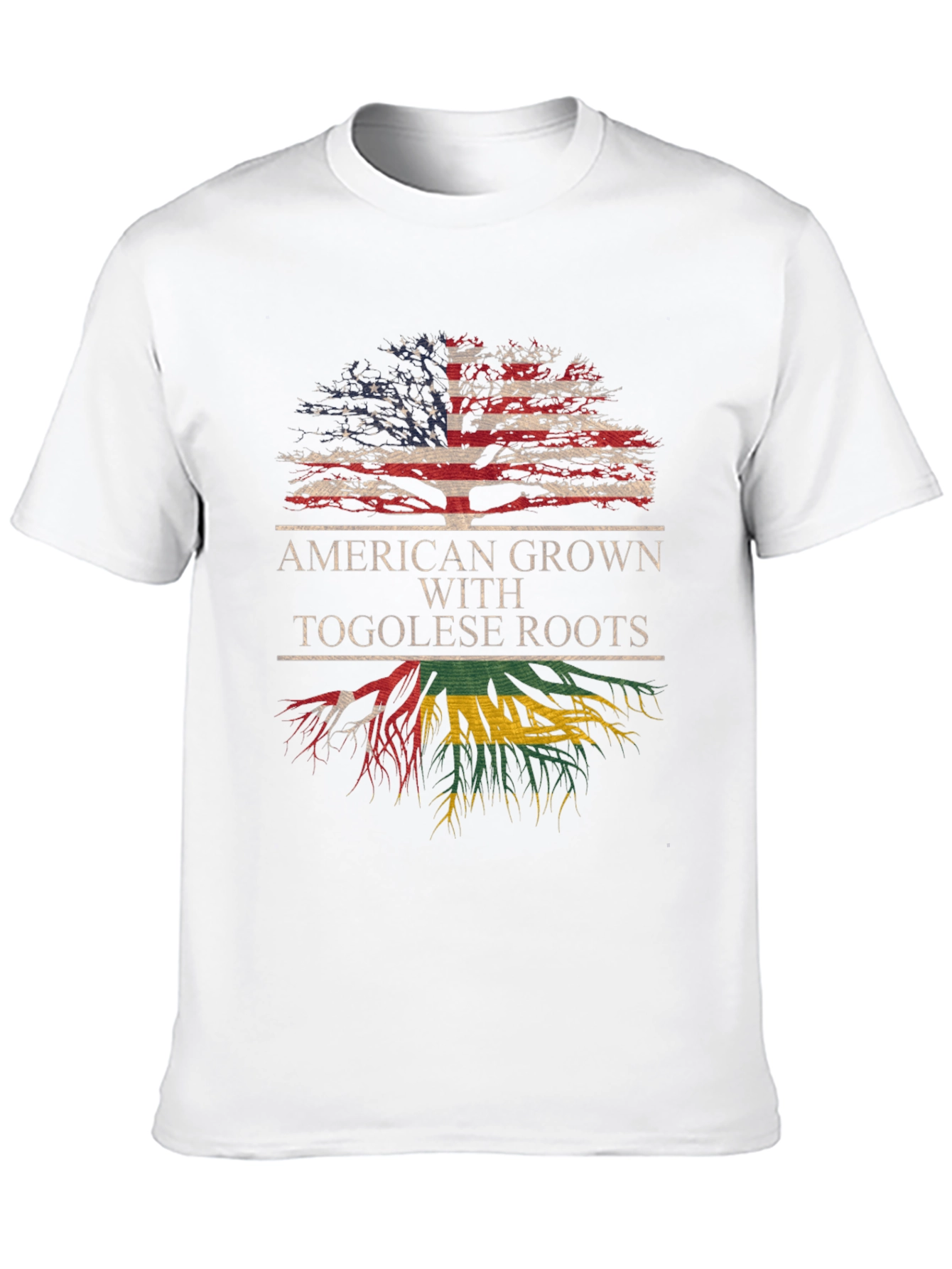 American Togolese Roots Black T-Shirt