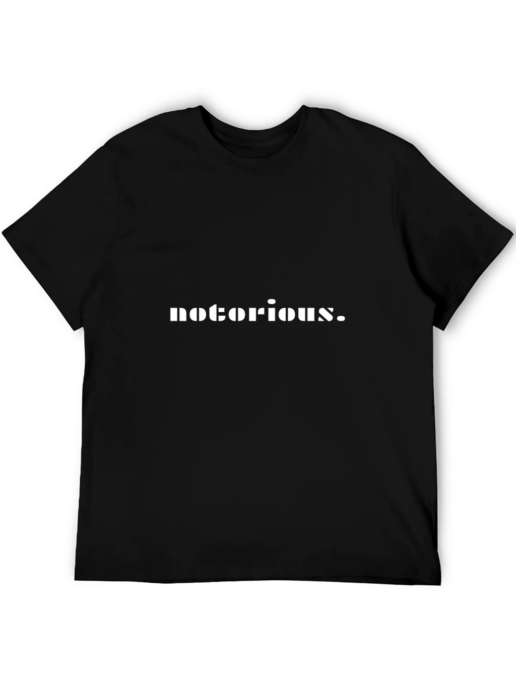 Notorious Graphic Tee - Classic Black Cotton T-Shirt
