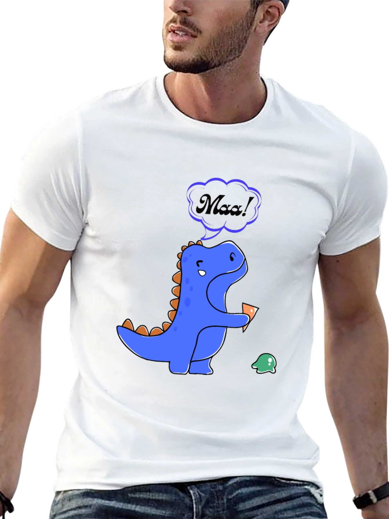 Dinosaur Maa! Black Graphic Tee
