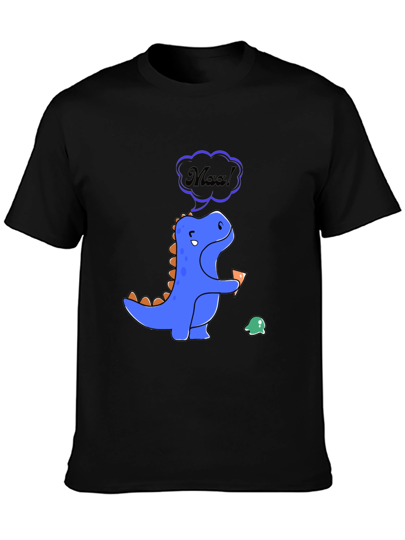 Dinosaur Maa! Black Graphic Tee