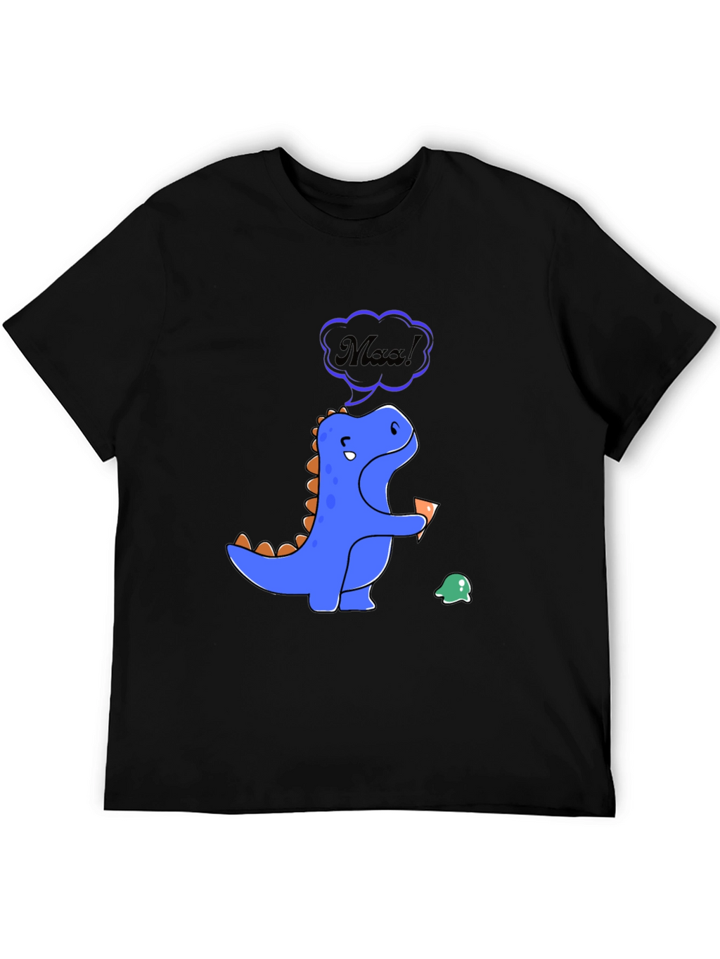 Dinosaur Maa! Black Graphic Tee