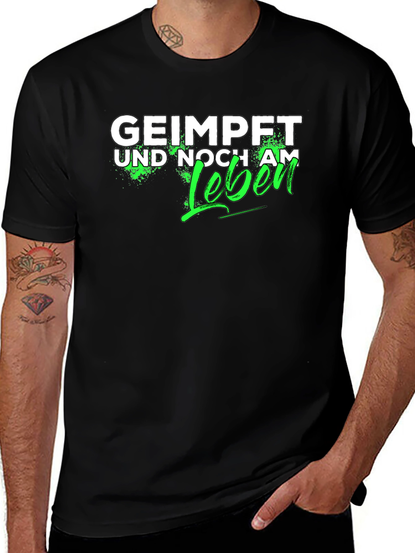 Geimpft Und Noch Am Leben T-Shirt