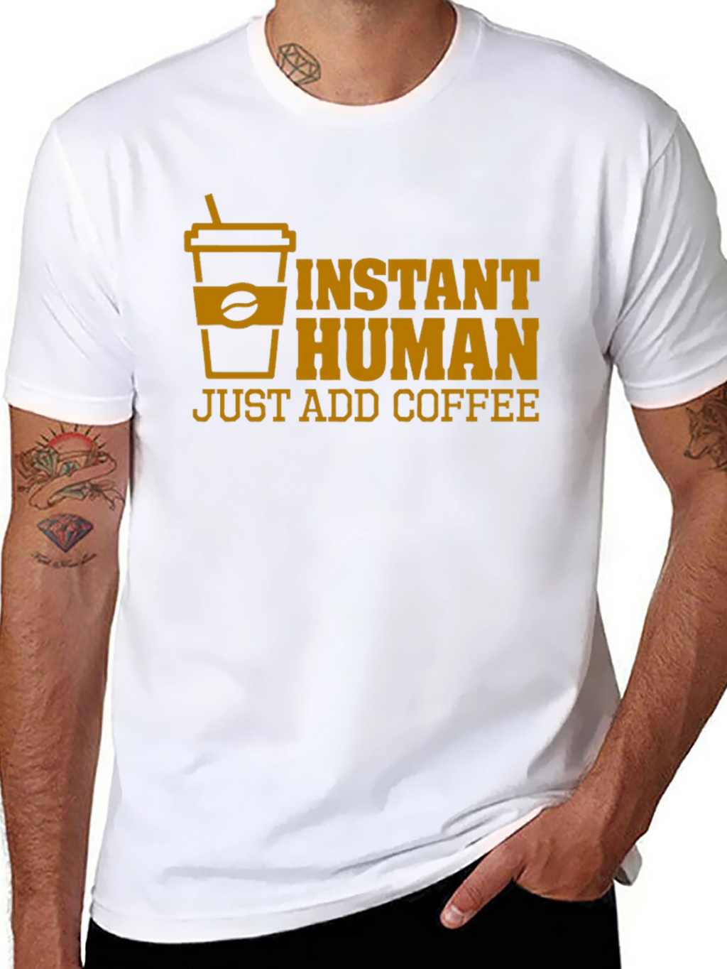 Instant Human Just Add Coffee T-Shirt
