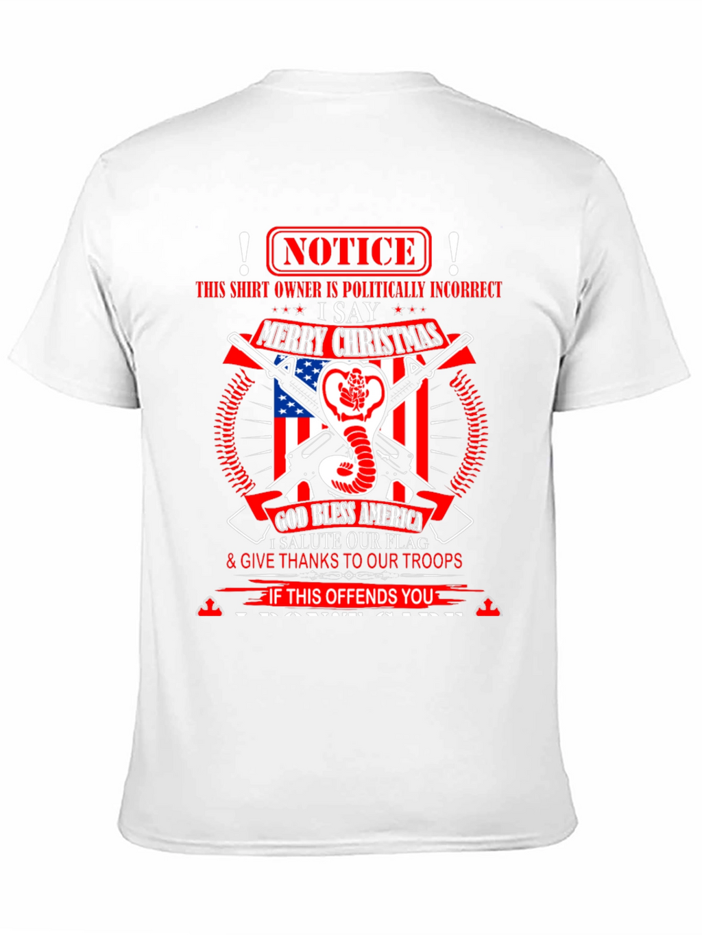 Politically Incorrect Patriotic Graphic Tee