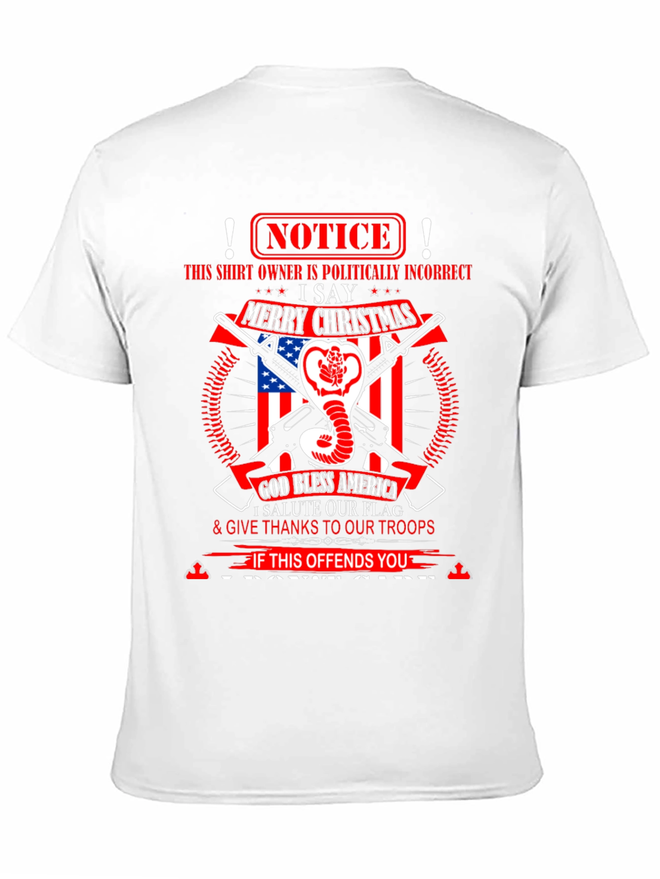 Politically Incorrect Patriotic Graphic Tee