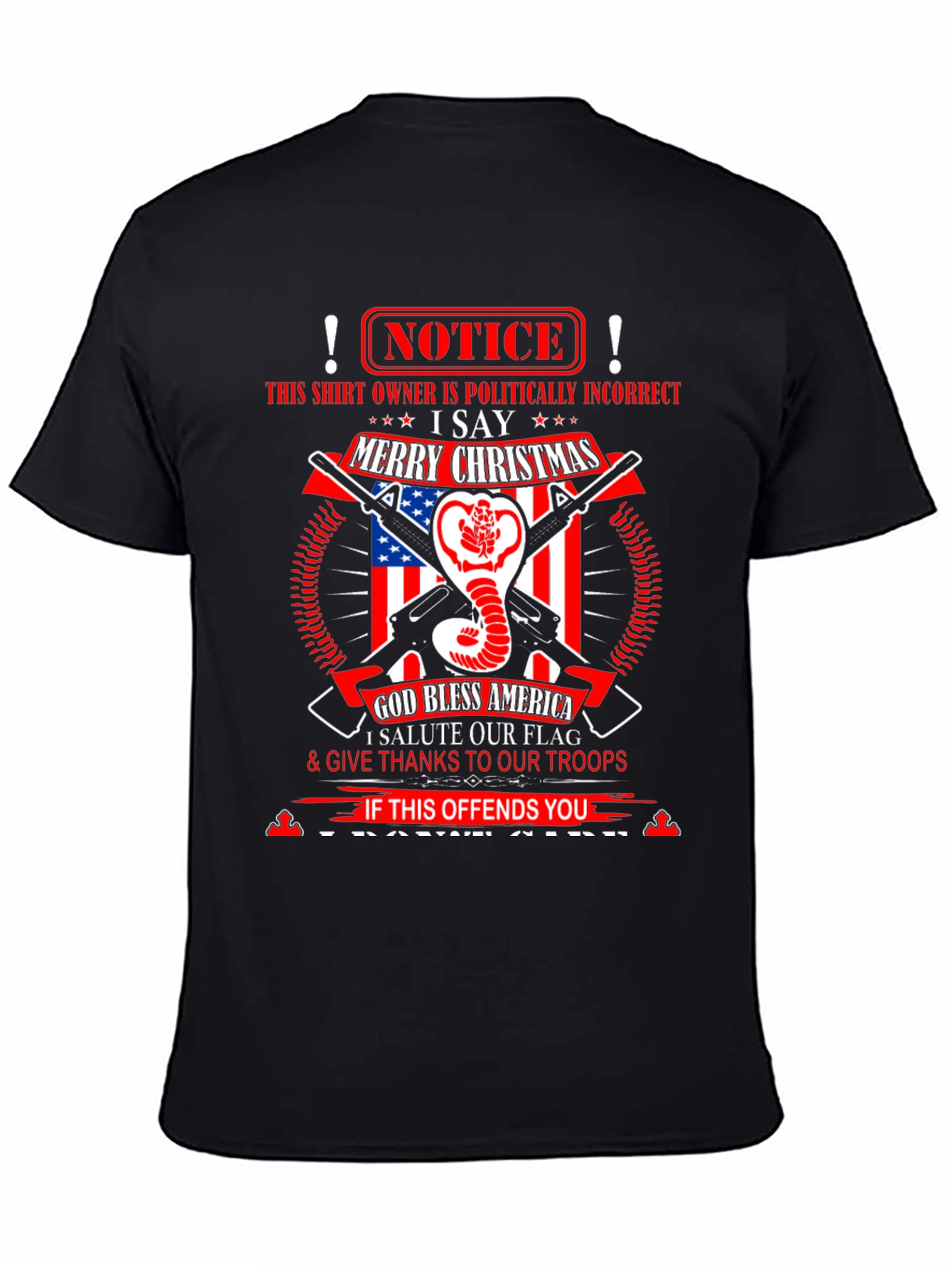 Politically Incorrect Patriotic Graphic Tee