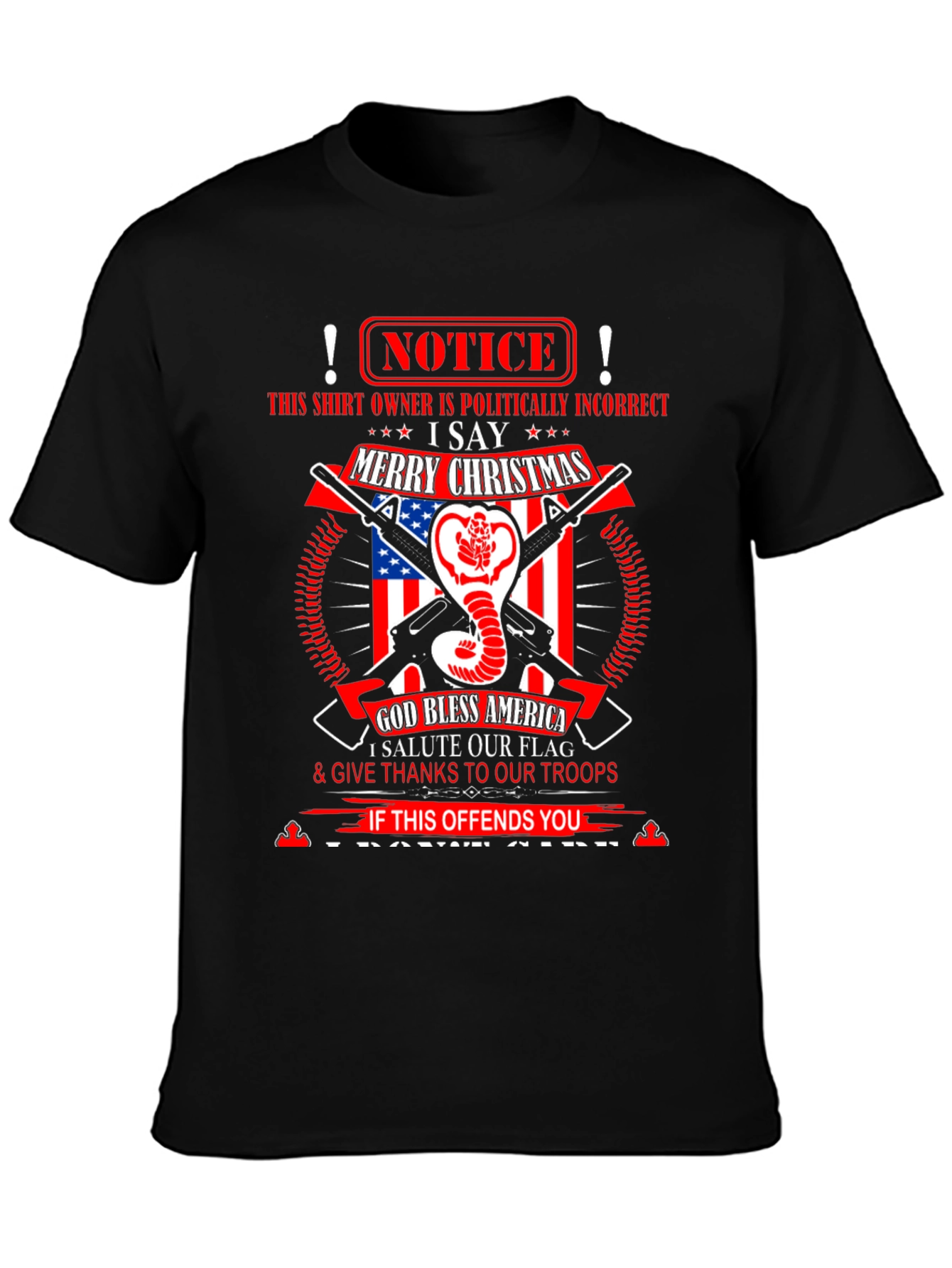 Politically Incorrect Patriotic Graphic Tee