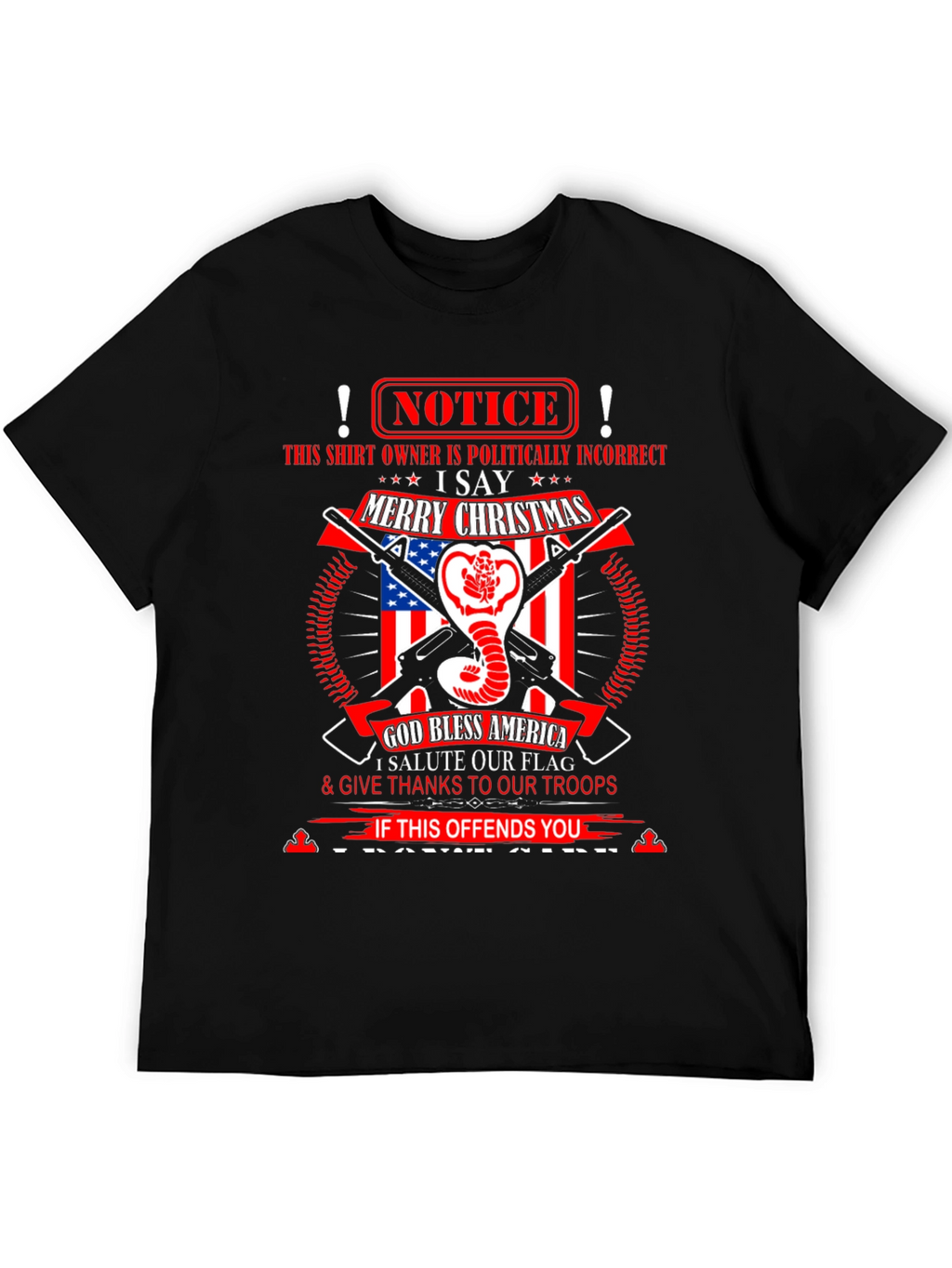 Politically Incorrect Patriotic Graphic Tee