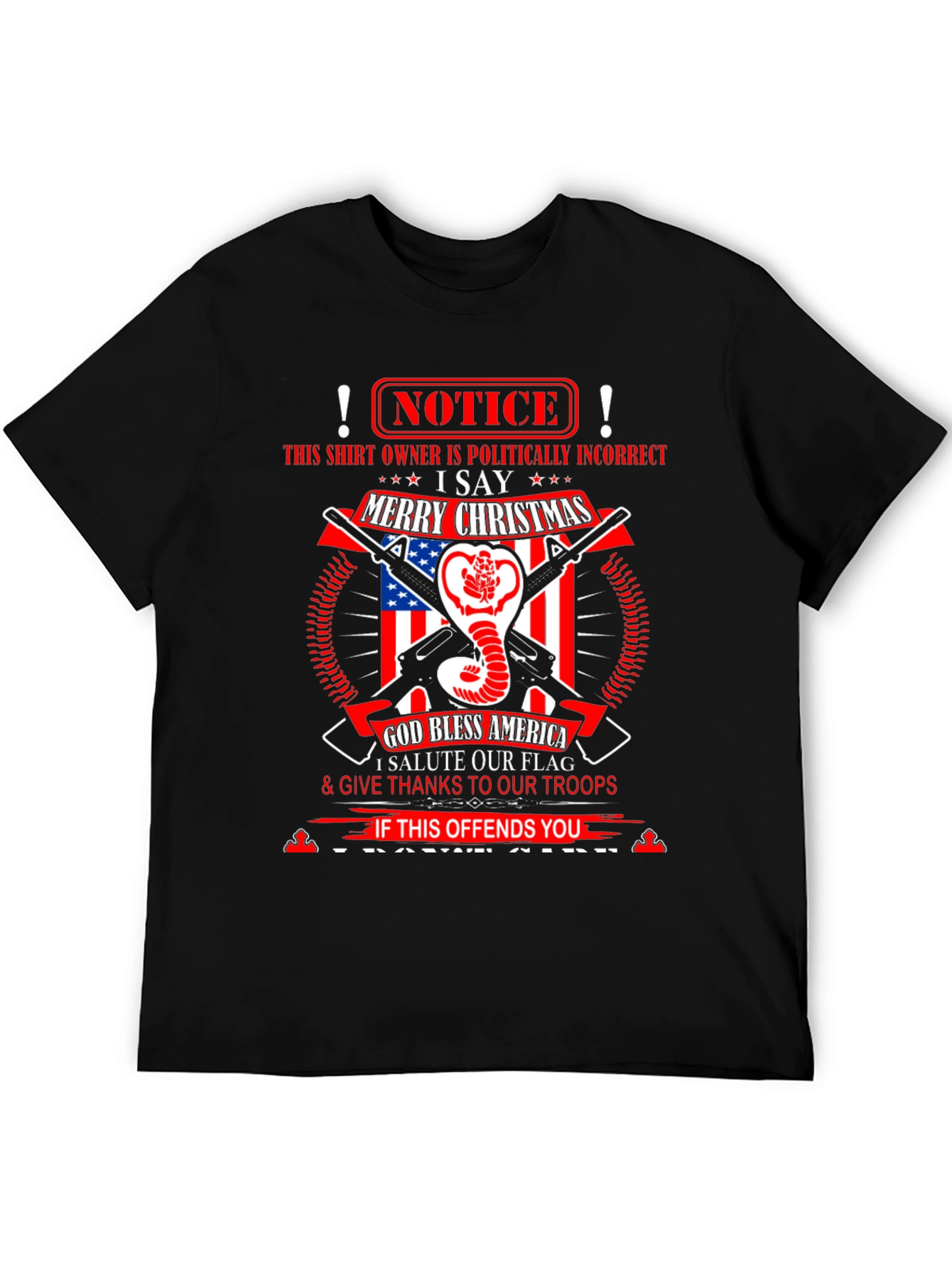 Politically Incorrect Patriotic Graphic Tee