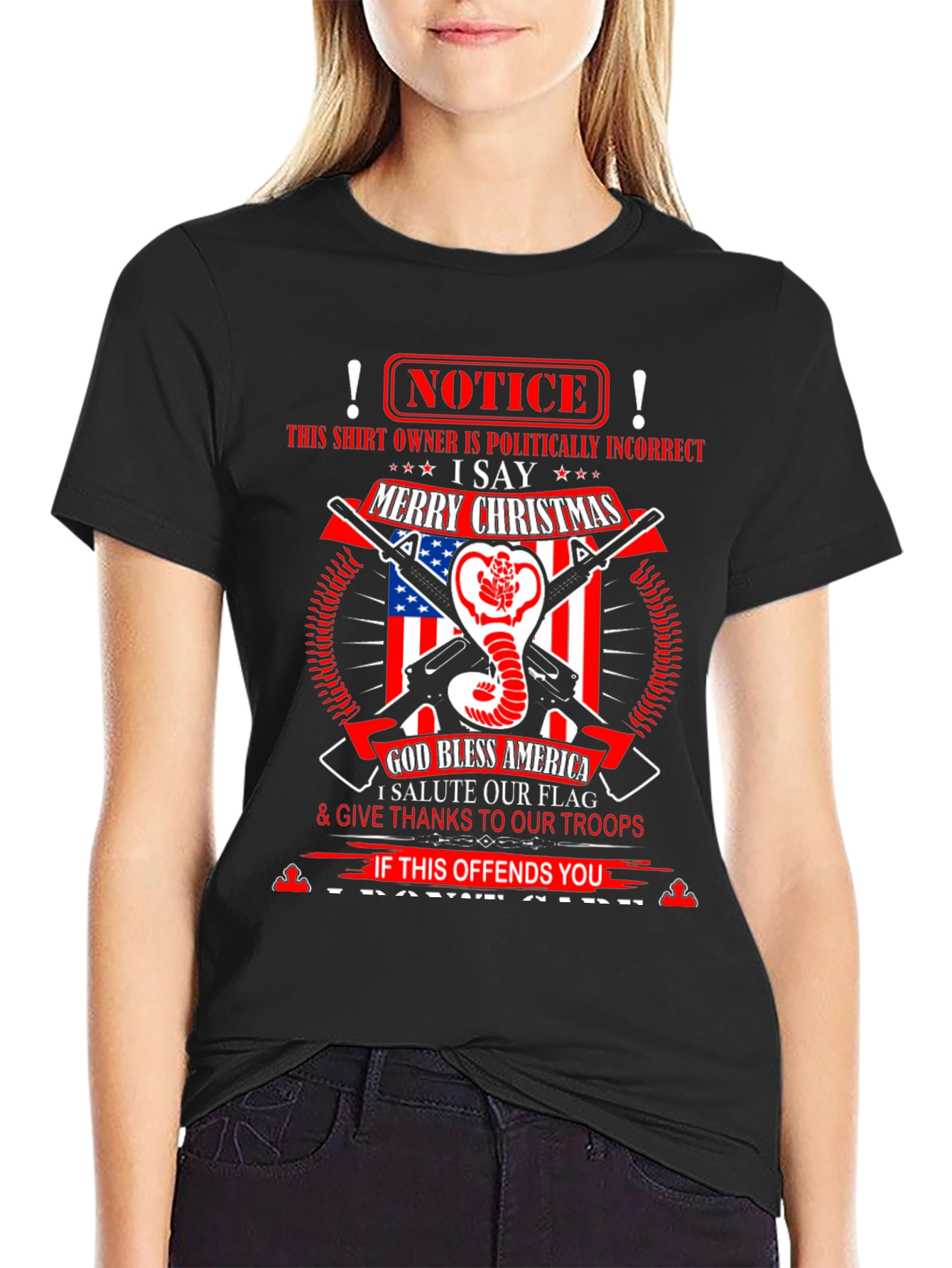 Politically Incorrect Patriotic Graphic Tee