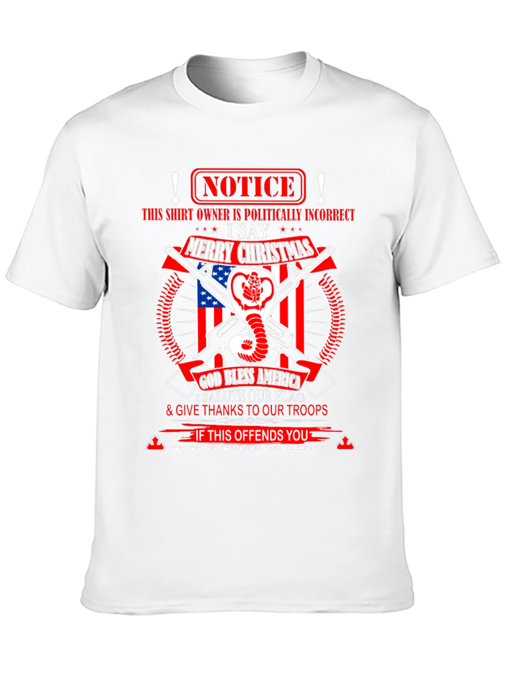 Politically Incorrect Patriotic Graphic Tee