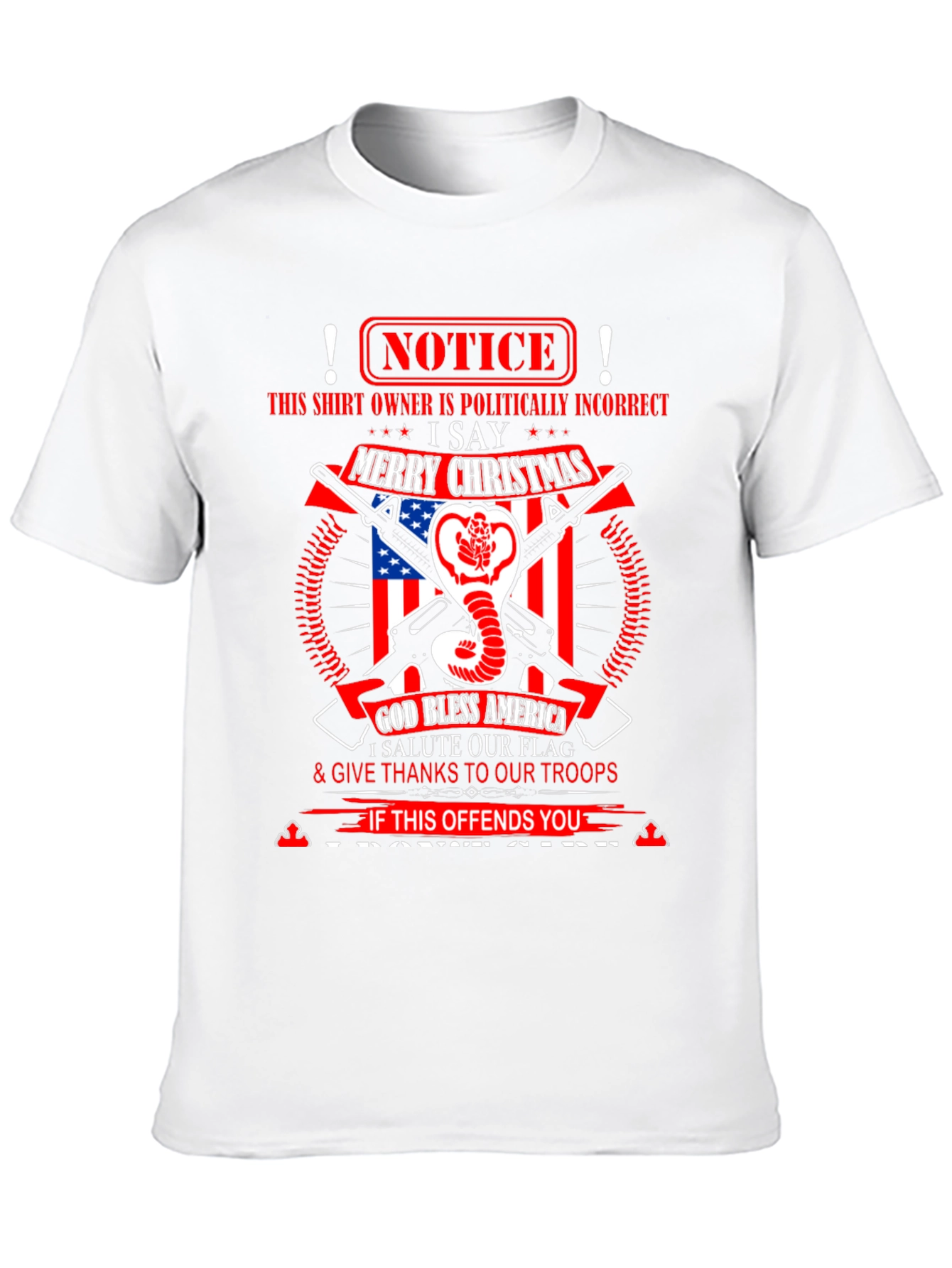 Politically Incorrect Patriotic Graphic Tee