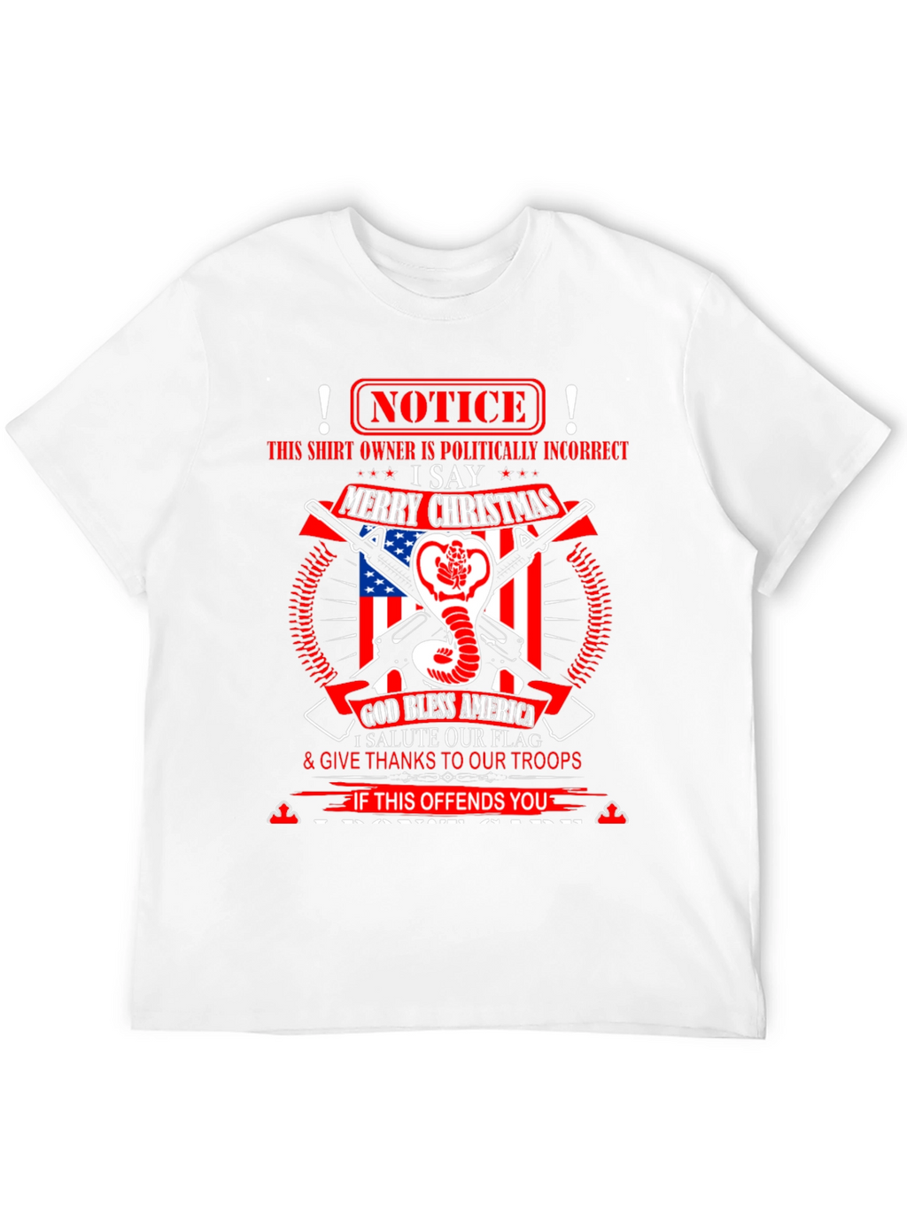 Politically Incorrect Patriotic Graphic Tee