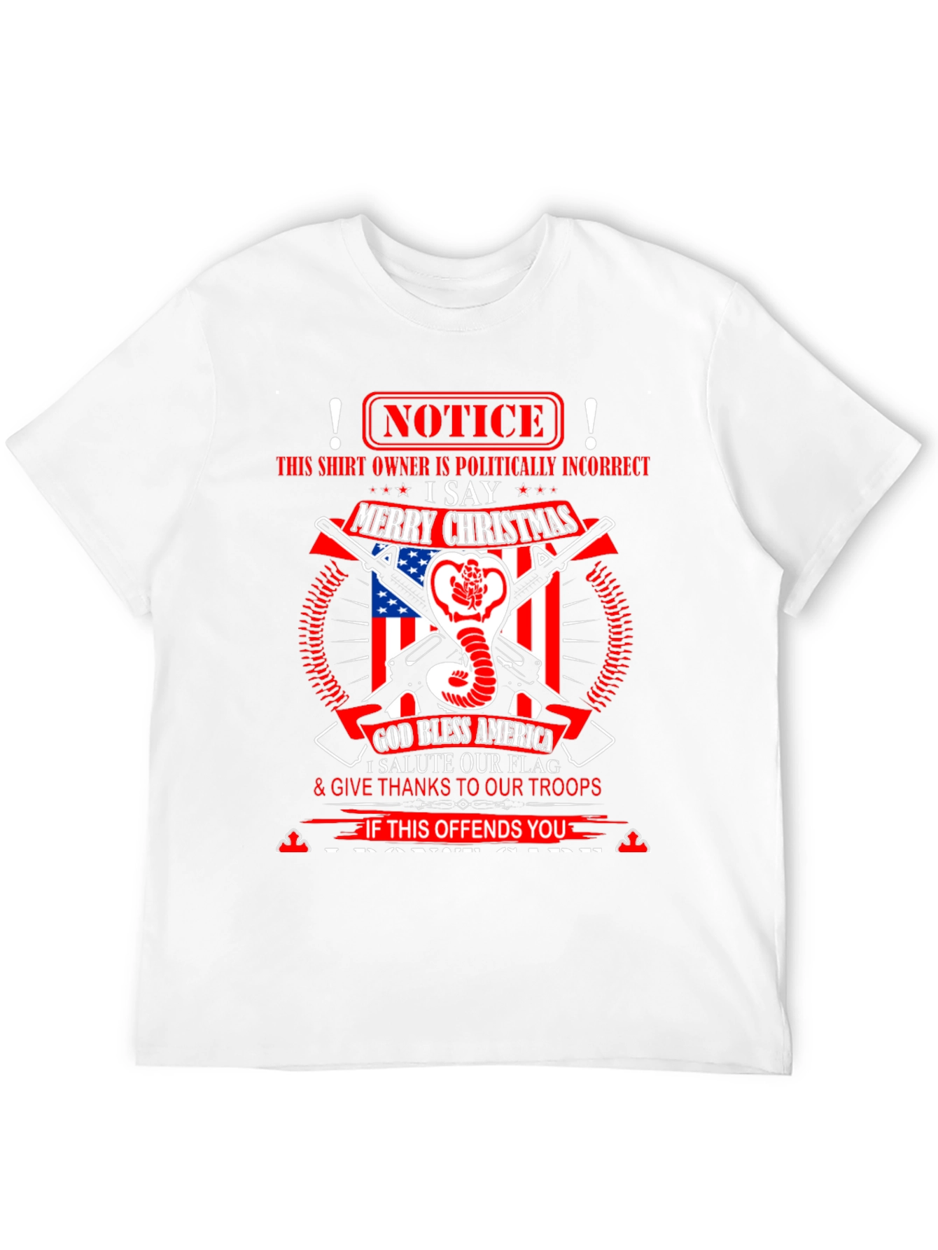 Politically Incorrect Patriotic Graphic Tee