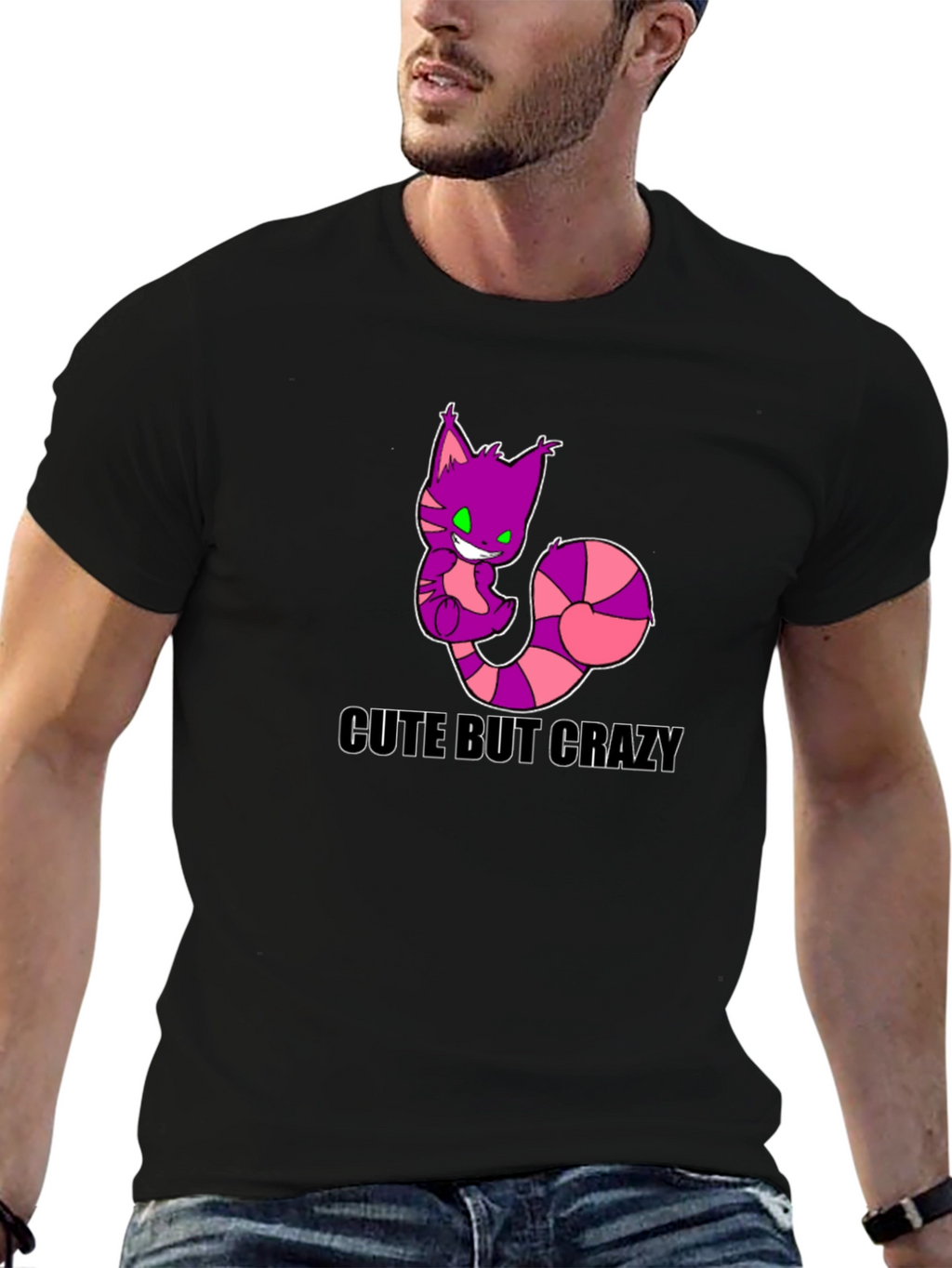 Cute But Crazy Cheshire Cat T-Shirt