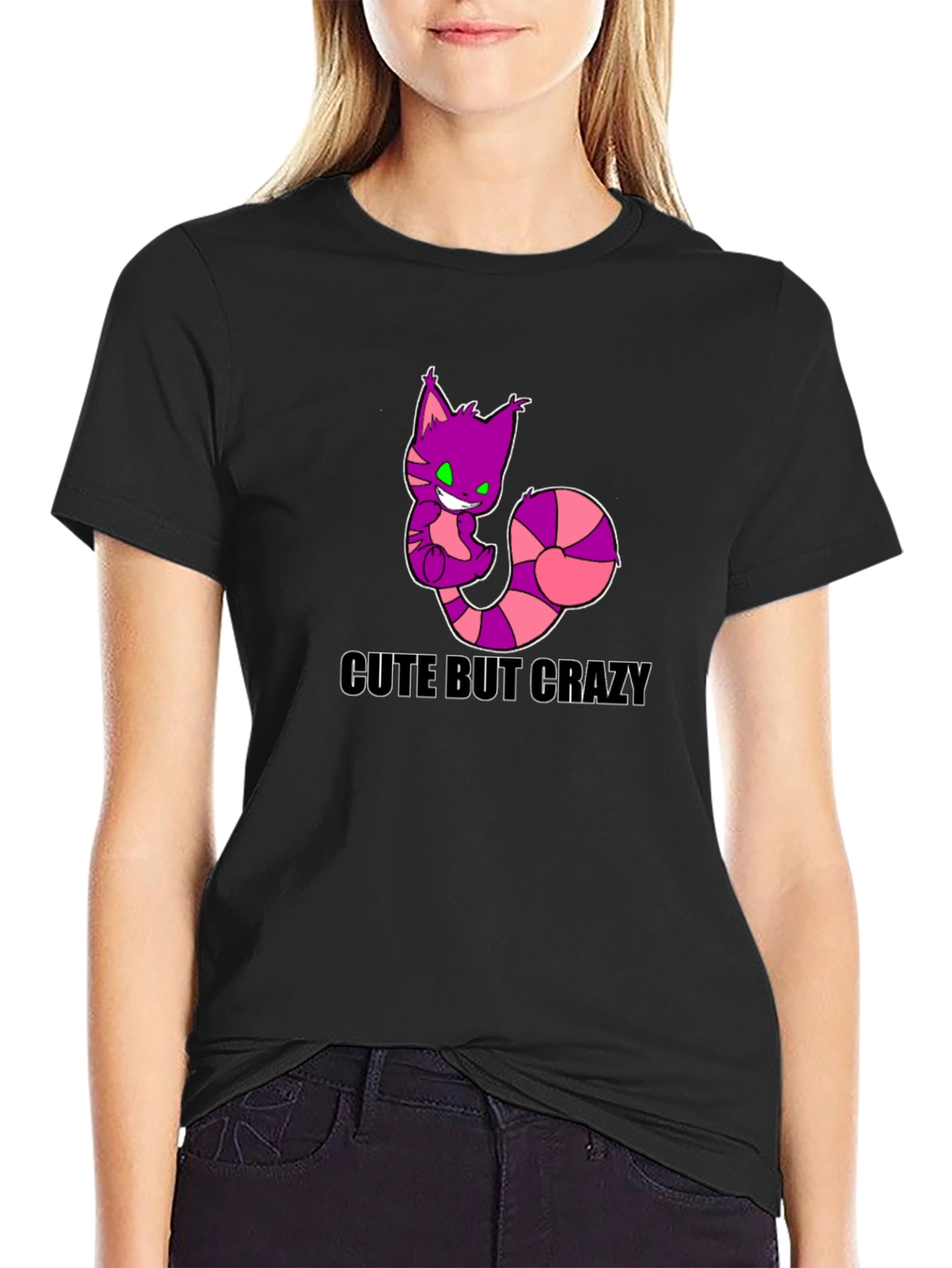 Cute But Crazy Cheshire Cat T-Shirt