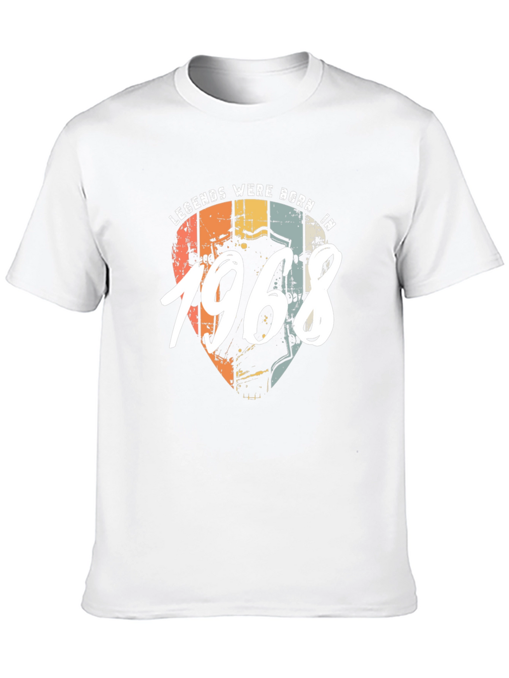 Legends Born In 1968 Black T-Shirt