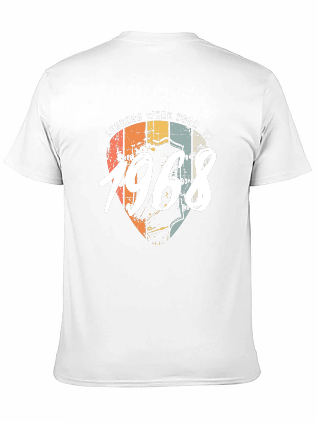 Legends Born In 1968 Black T-Shirt