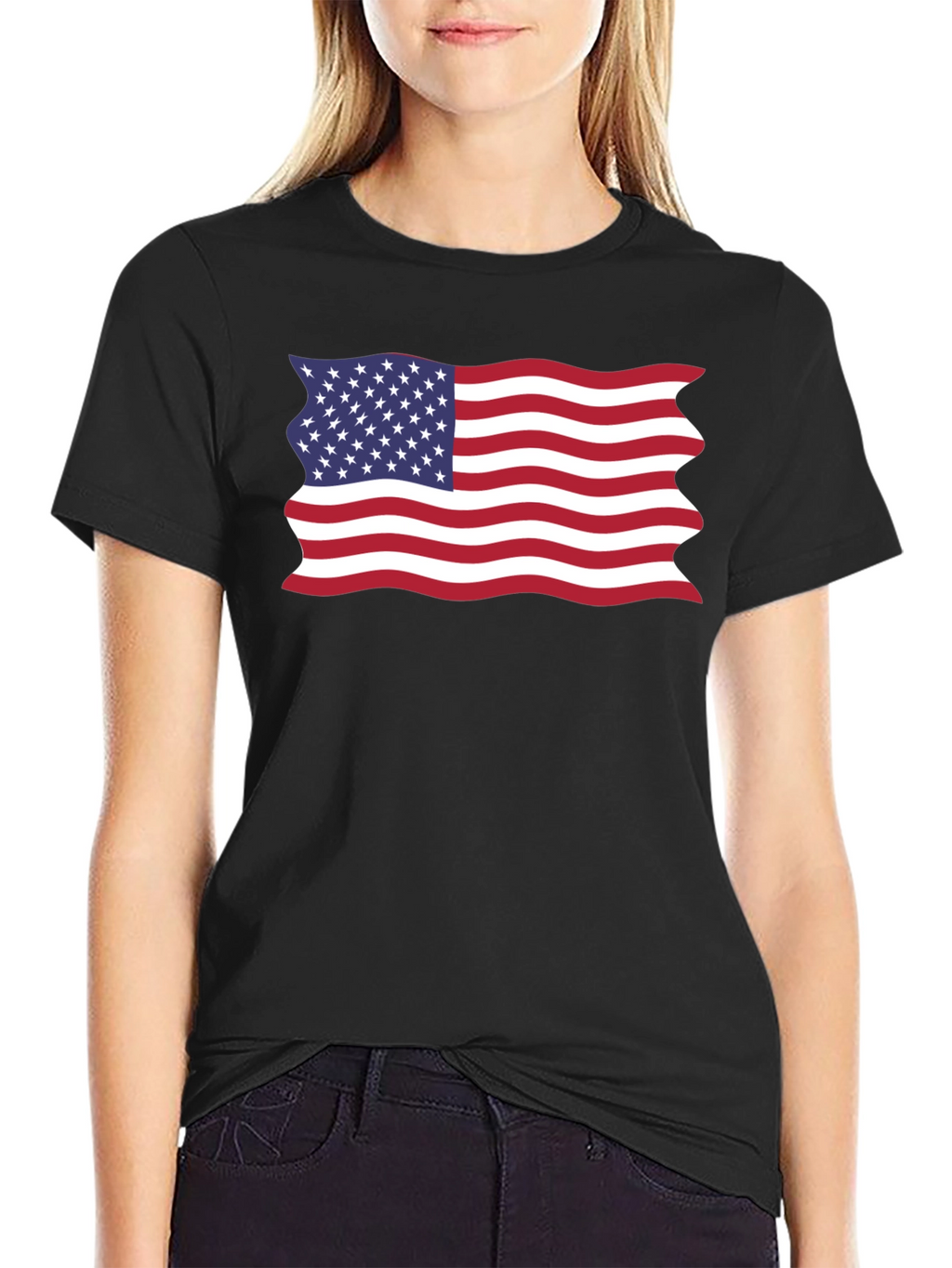 American Flag Graphic T-Shirt - Patriotic Pride