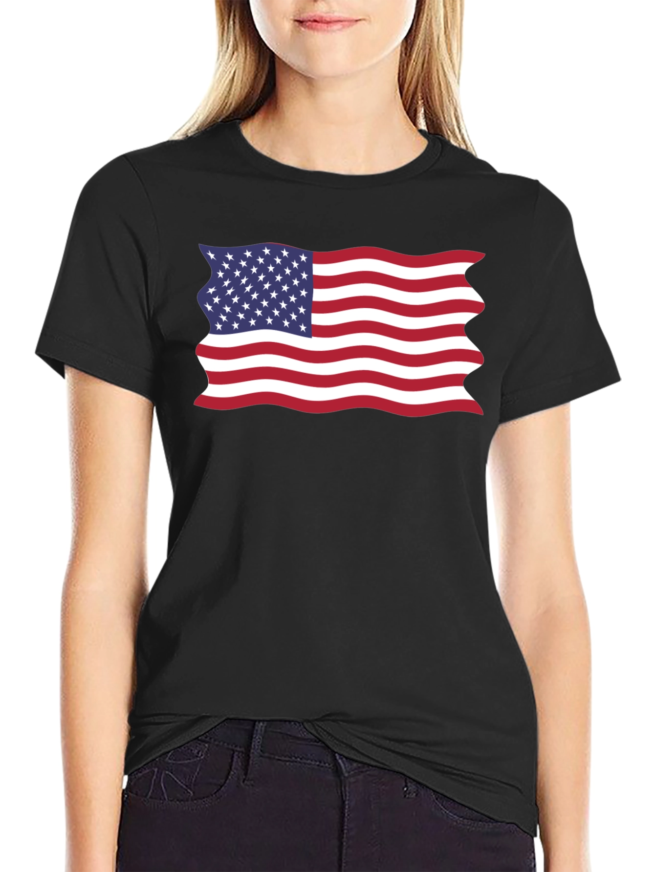 American Flag Graphic T-Shirt - Patriotic Pride