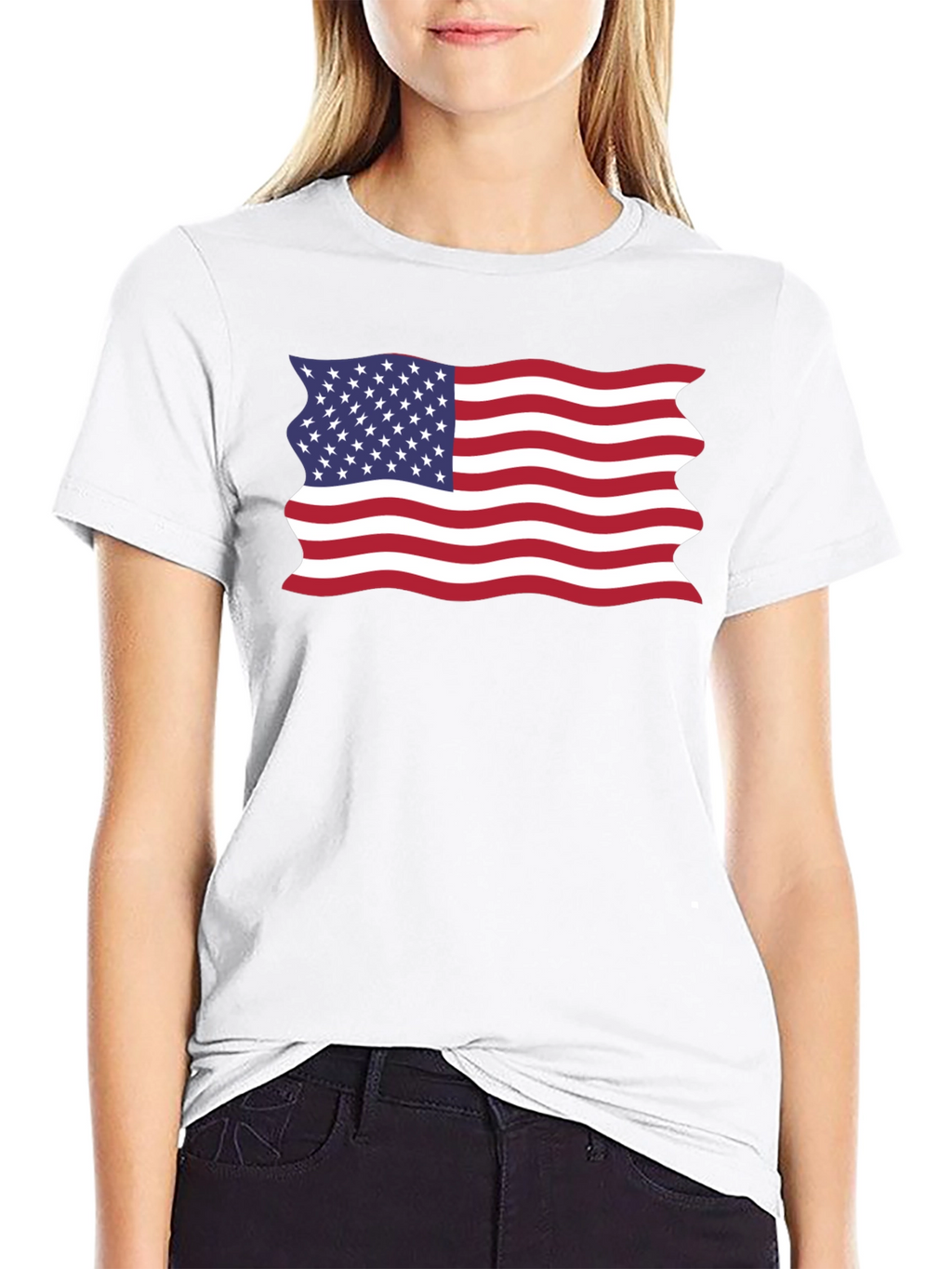 American Flag Graphic T-Shirt - Patriotic Pride