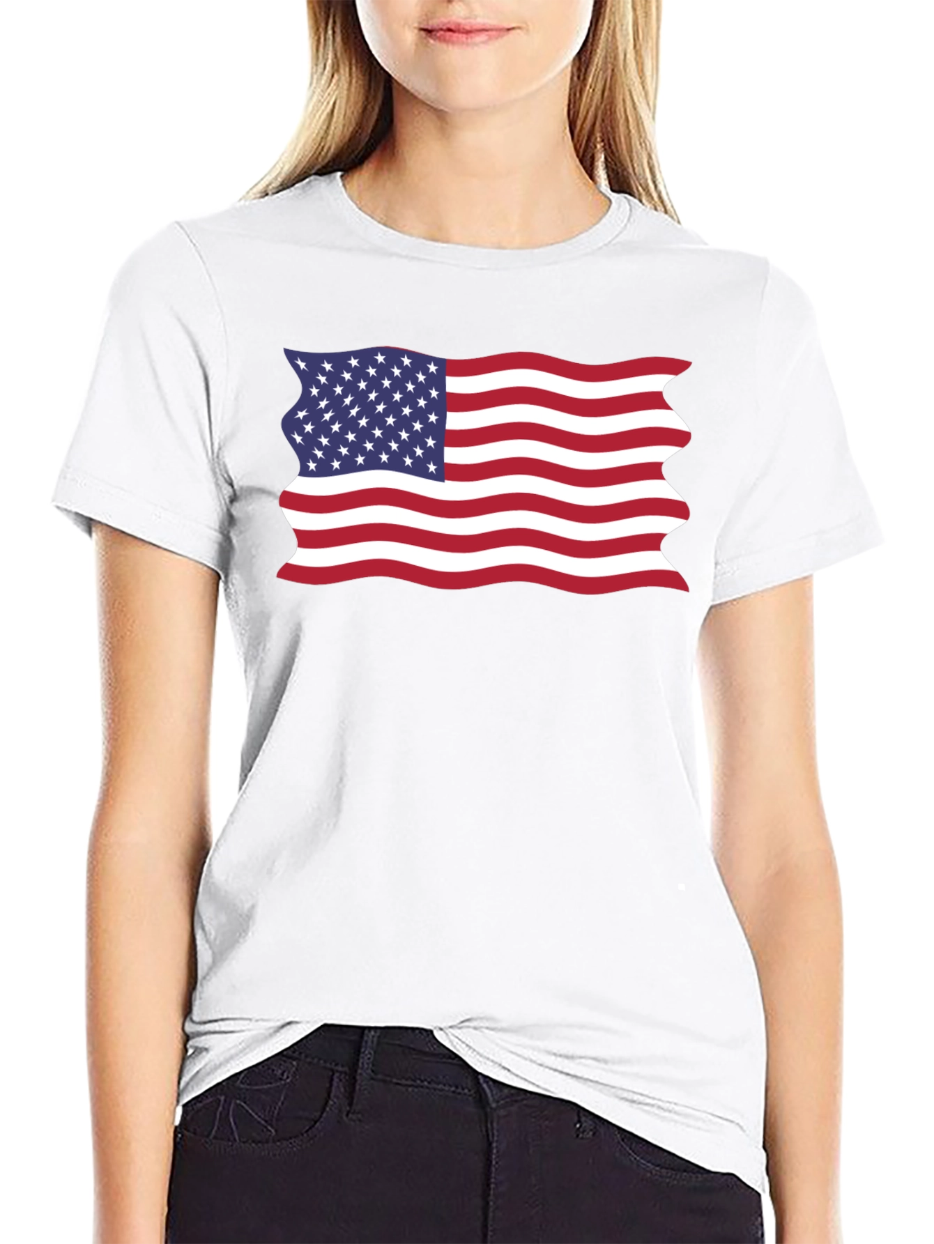 American Flag Graphic T-Shirt - Patriotic Pride