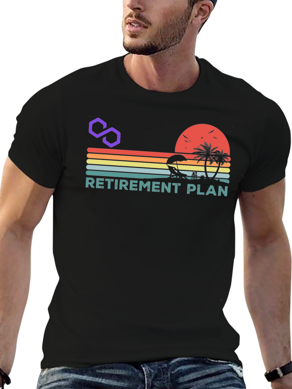 Retirement Plan Beach T-Shirt
