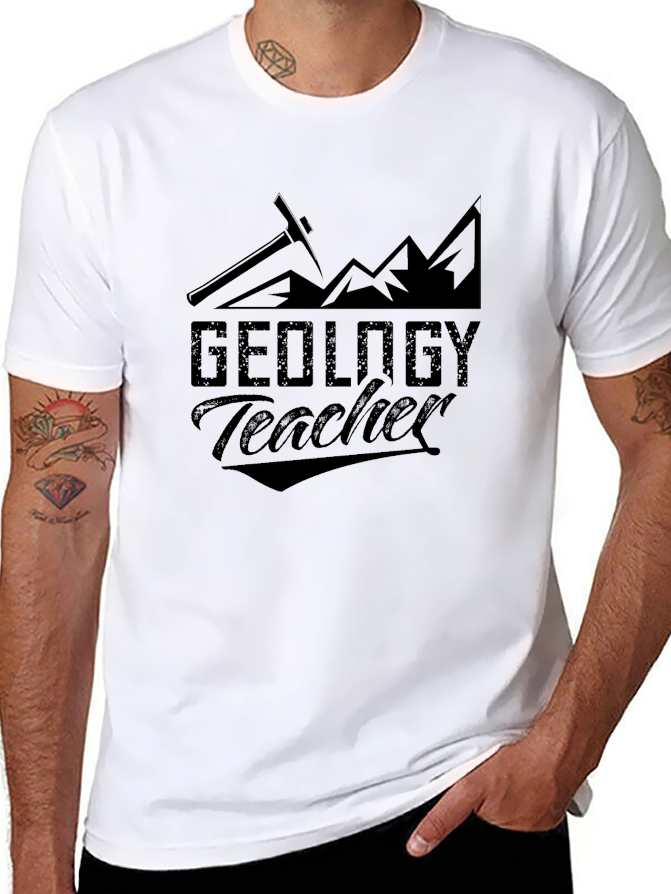 Geology Teacher T-Shirt - Rock & Mineral Science Tee