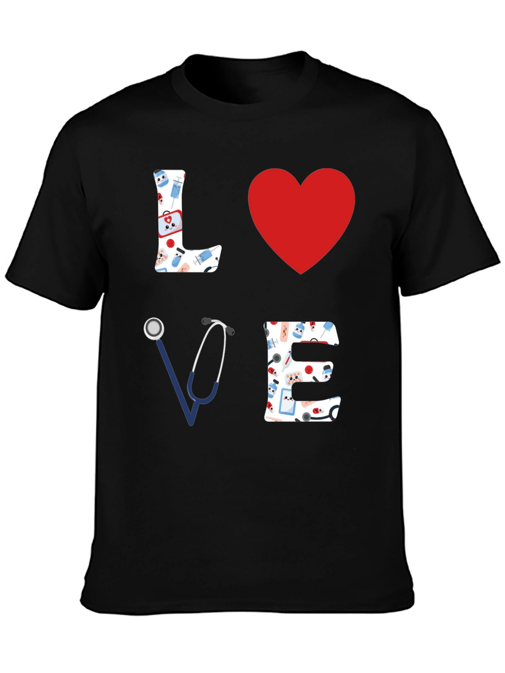 Nurse Love T-Shirt - Medical Heart Tee