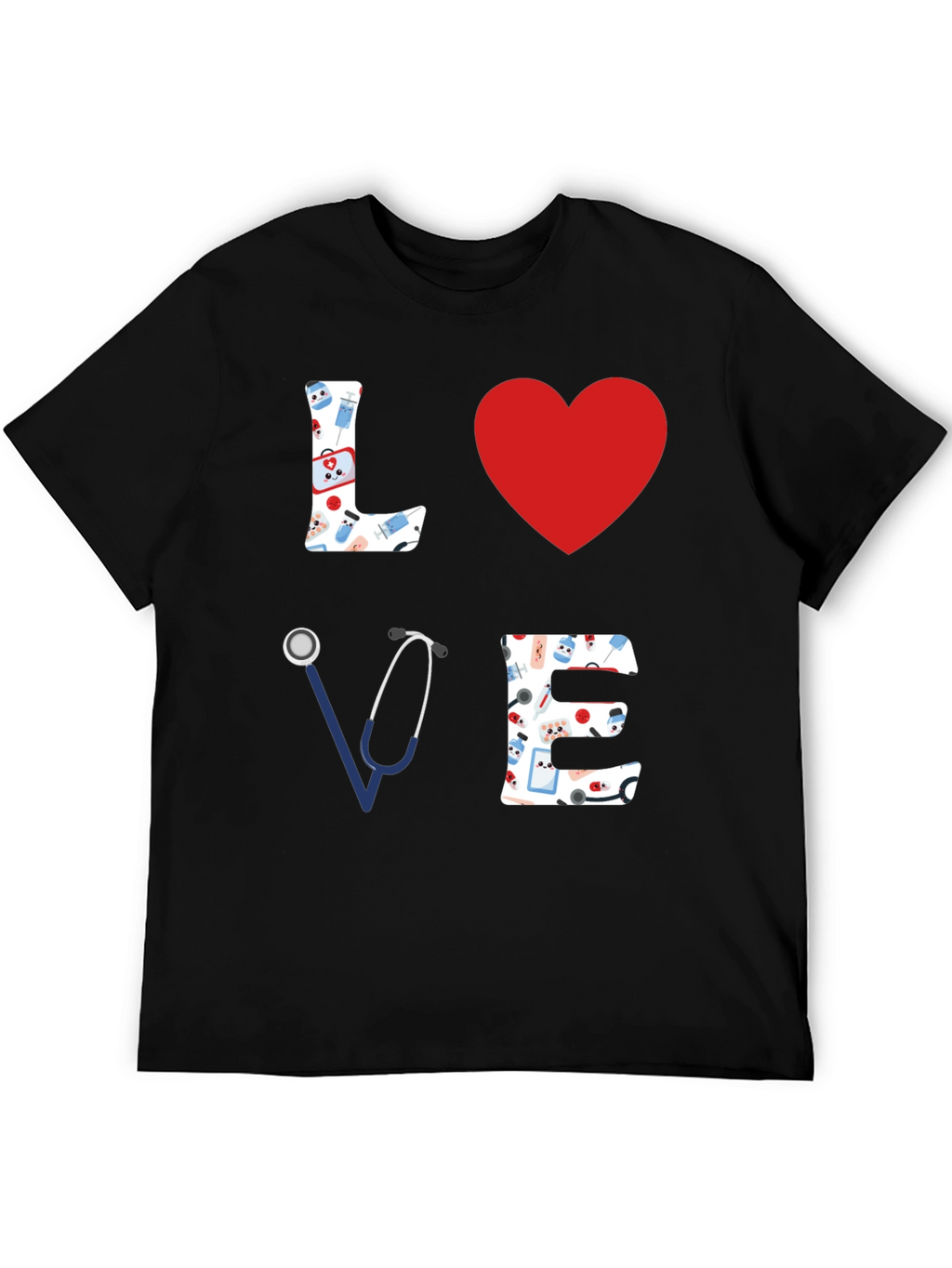 Nurse Love T-Shirt - Medical Heart Tee