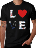 Nurse Love T-Shirt - Medical Heart Tee
