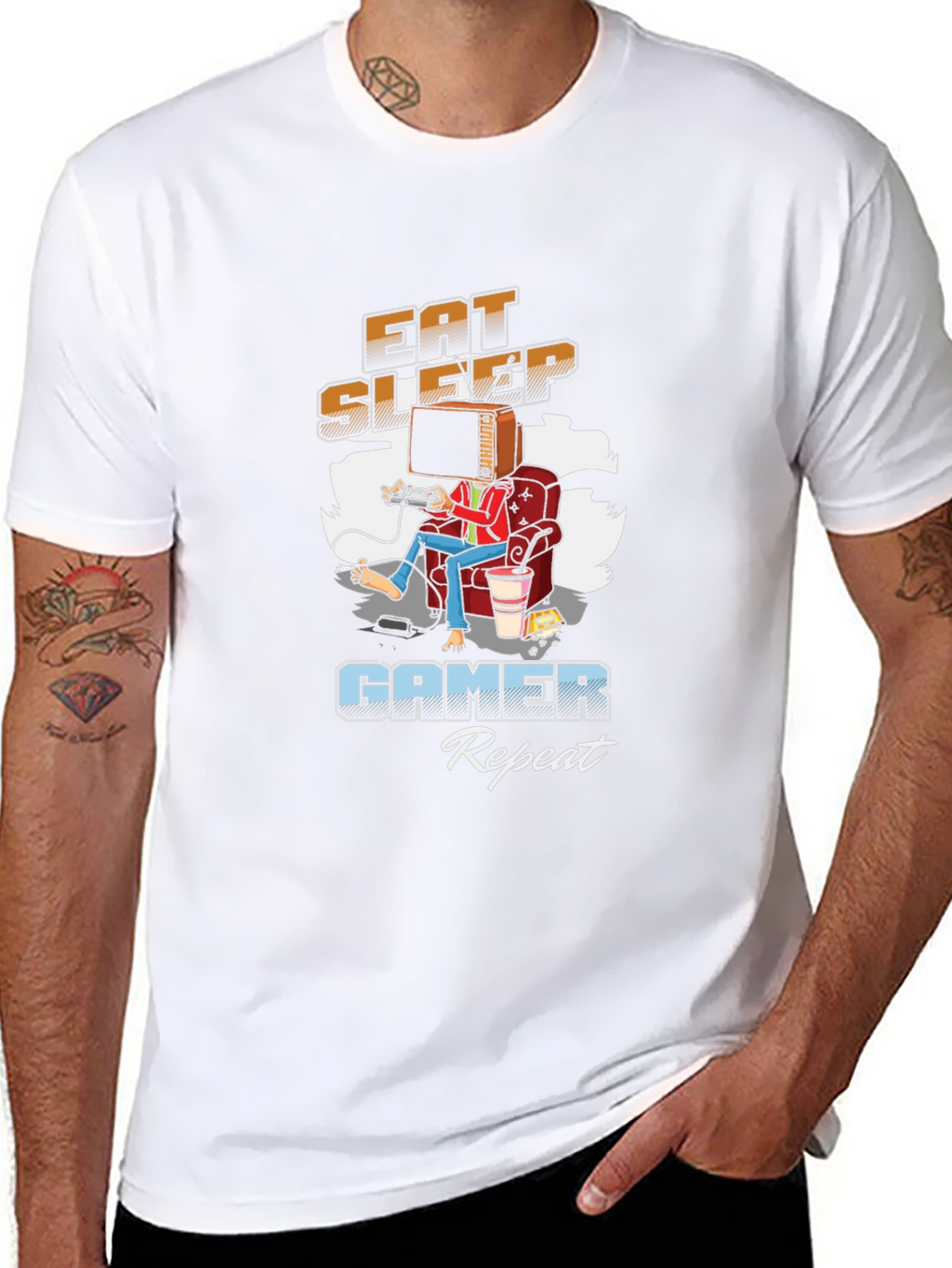 Eat Sleep Gamer Repeat T-Shirt