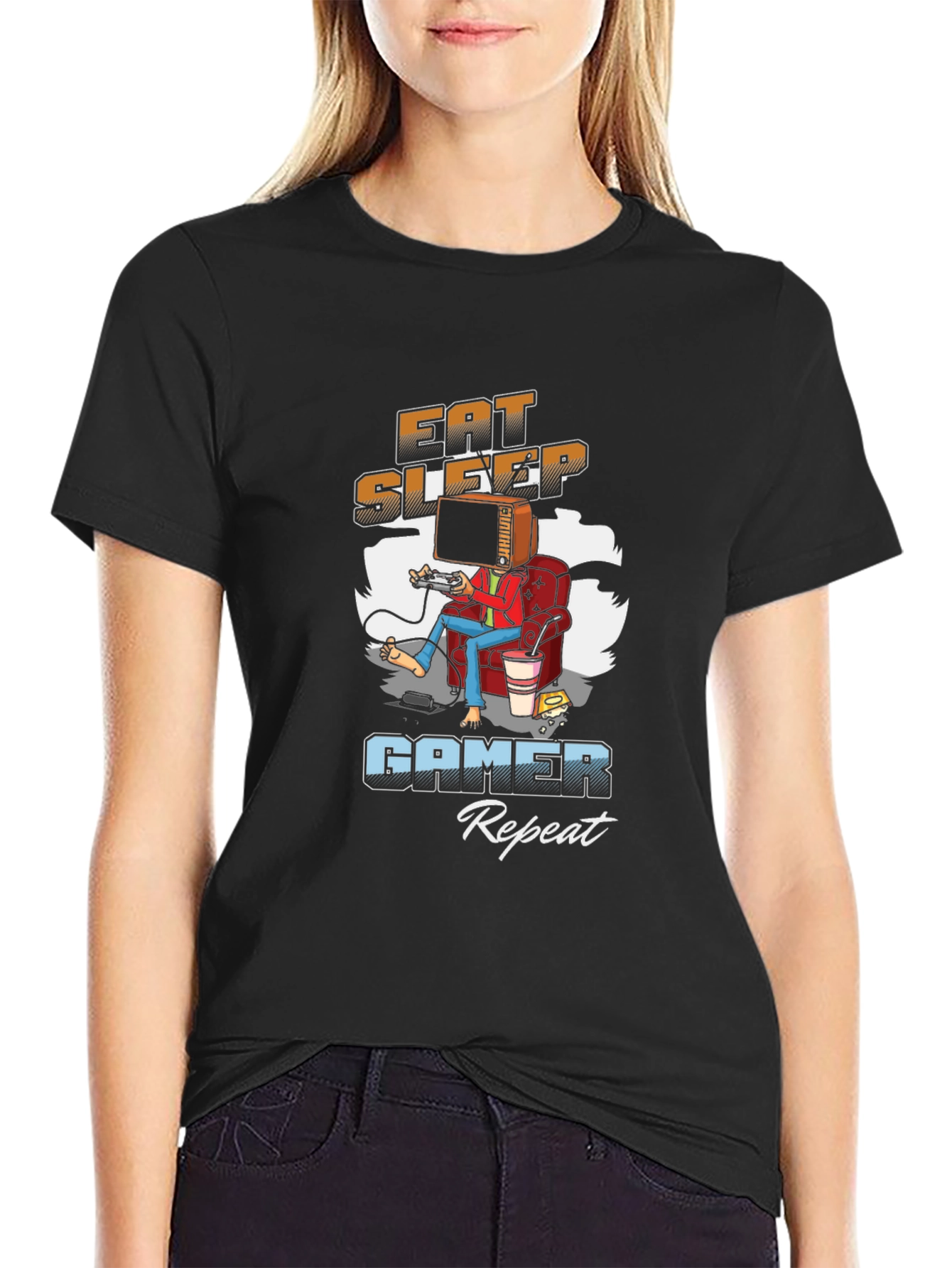 Eat Sleep Gamer Repeat T-Shirt