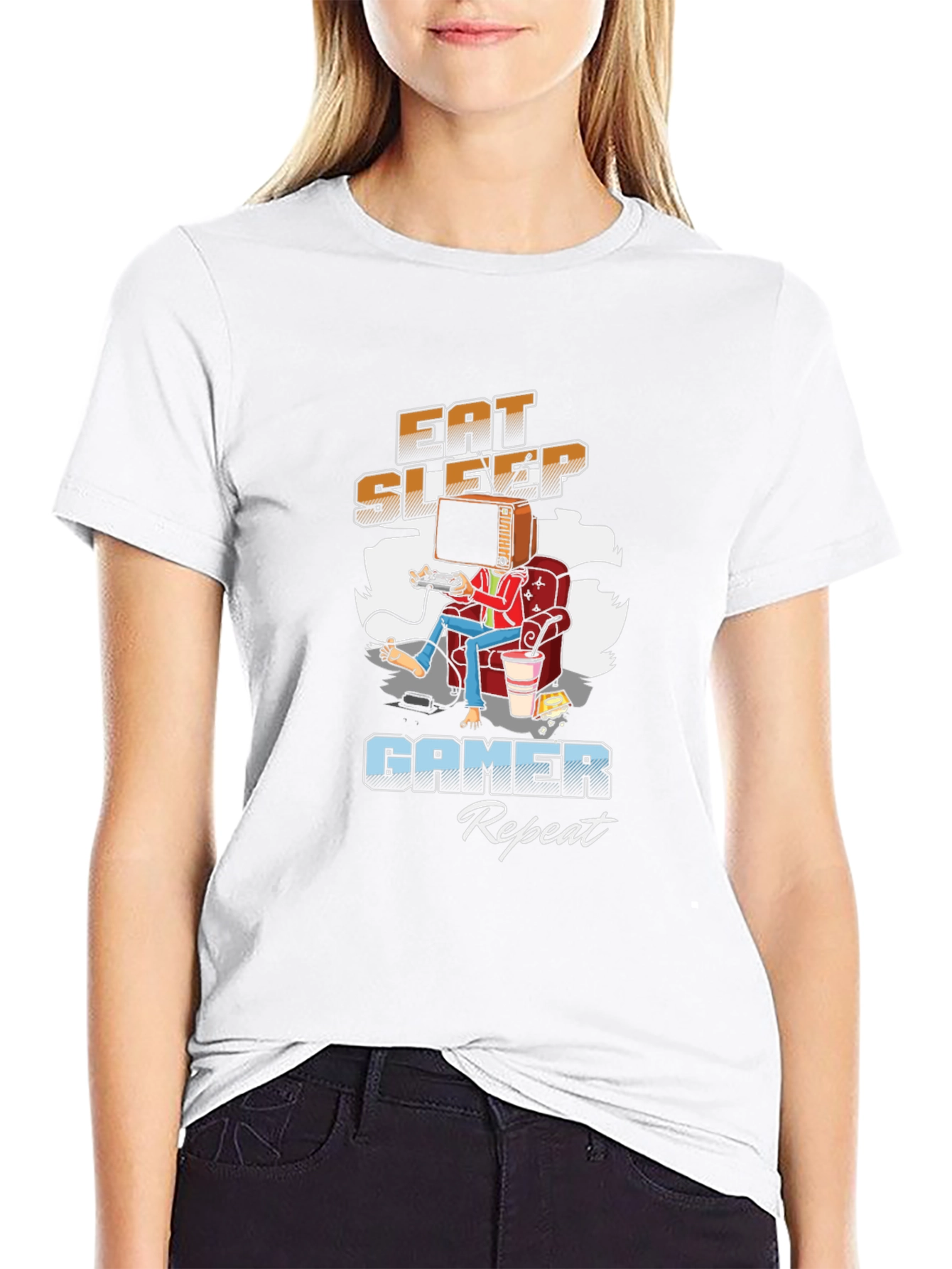 Eat Sleep Gamer Repeat T-Shirt