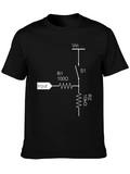 Circuit Diagram T-Shirt - Electronic Humor Apparel