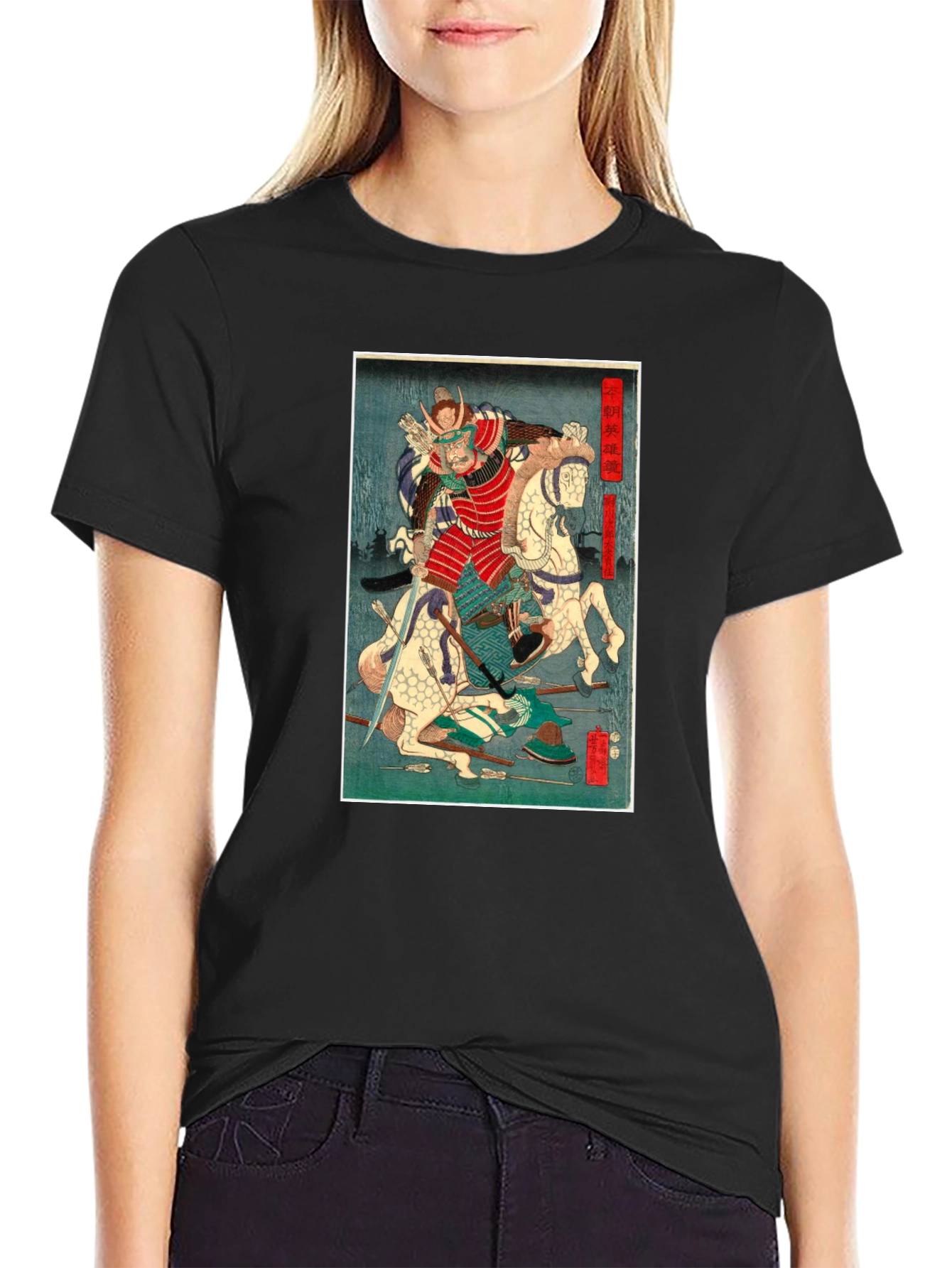 Samurai Art T-Shirt - Japanese Warrior Graphic Tee