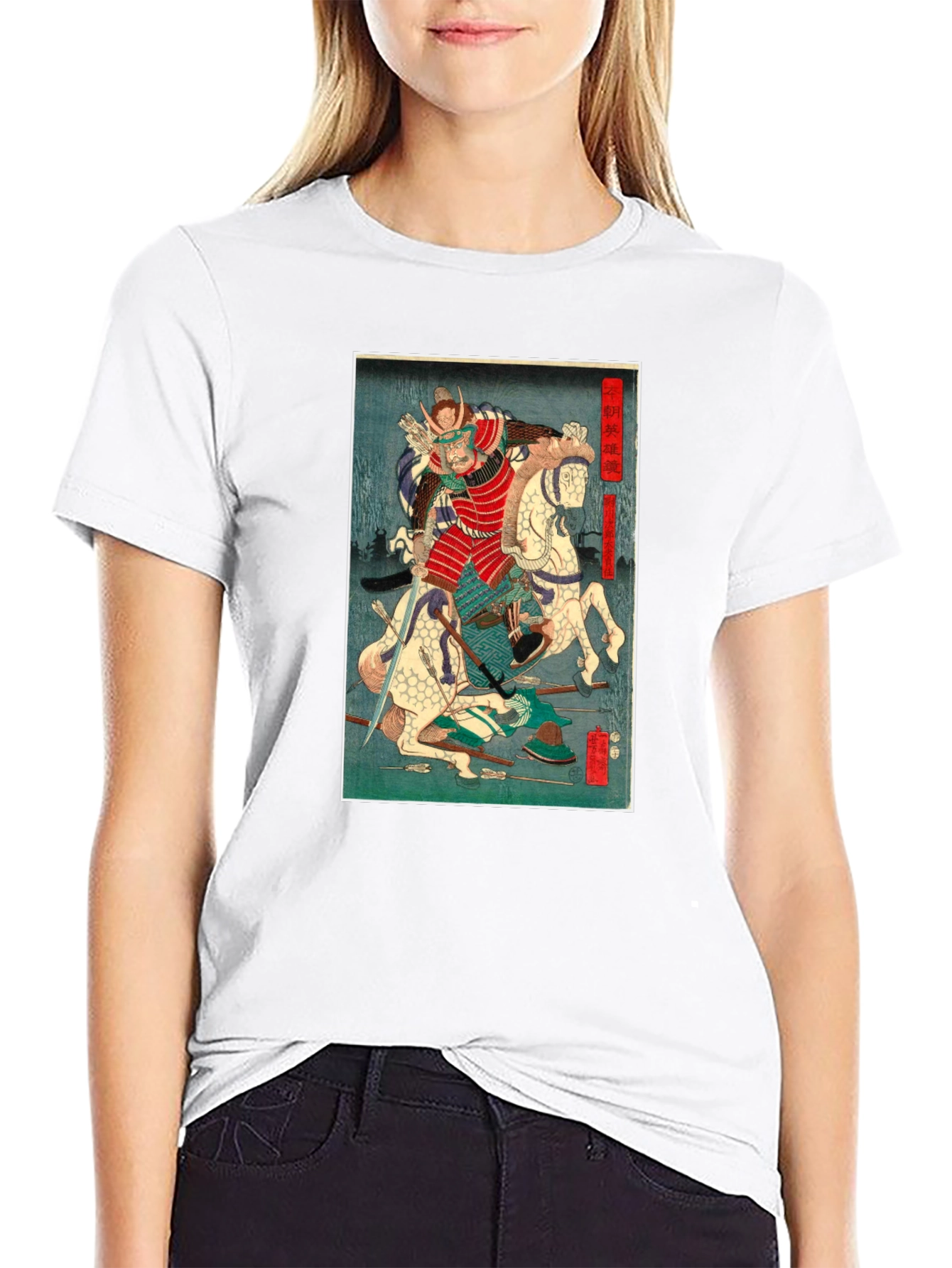 Samurai Art T-Shirt - Japanese Warrior Graphic Tee