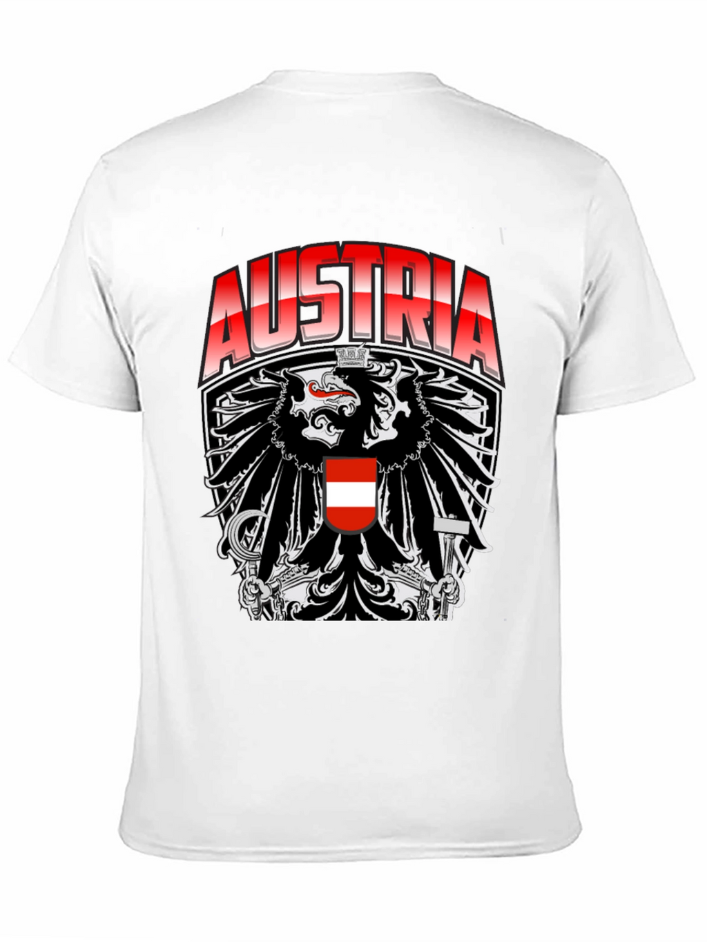 Austria Eagle Crest Graphic T-Shirt