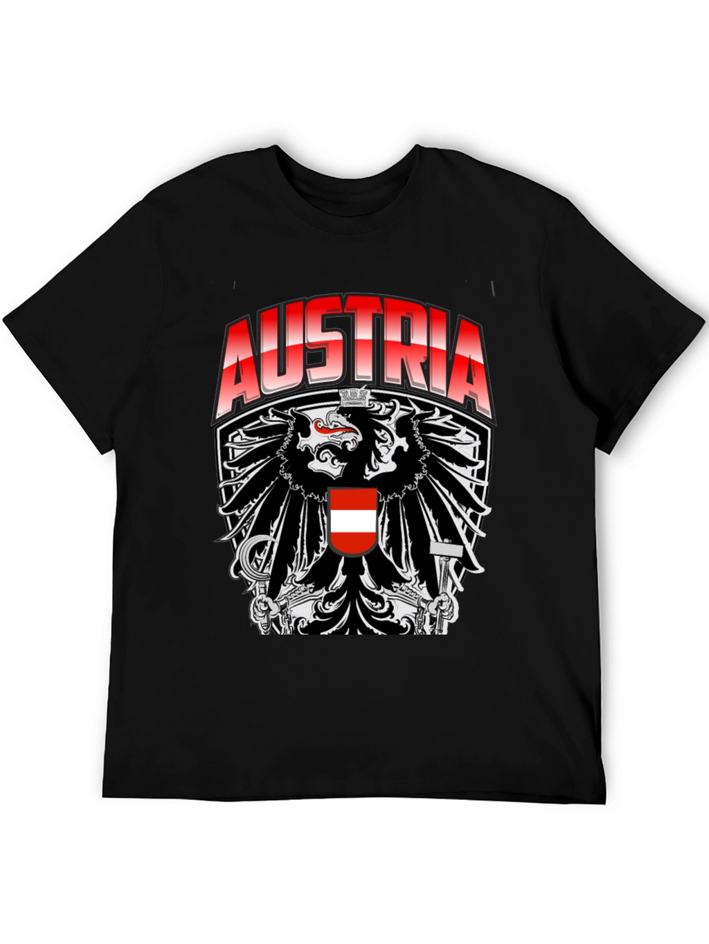 Austria Eagle Crest Graphic T-Shirt