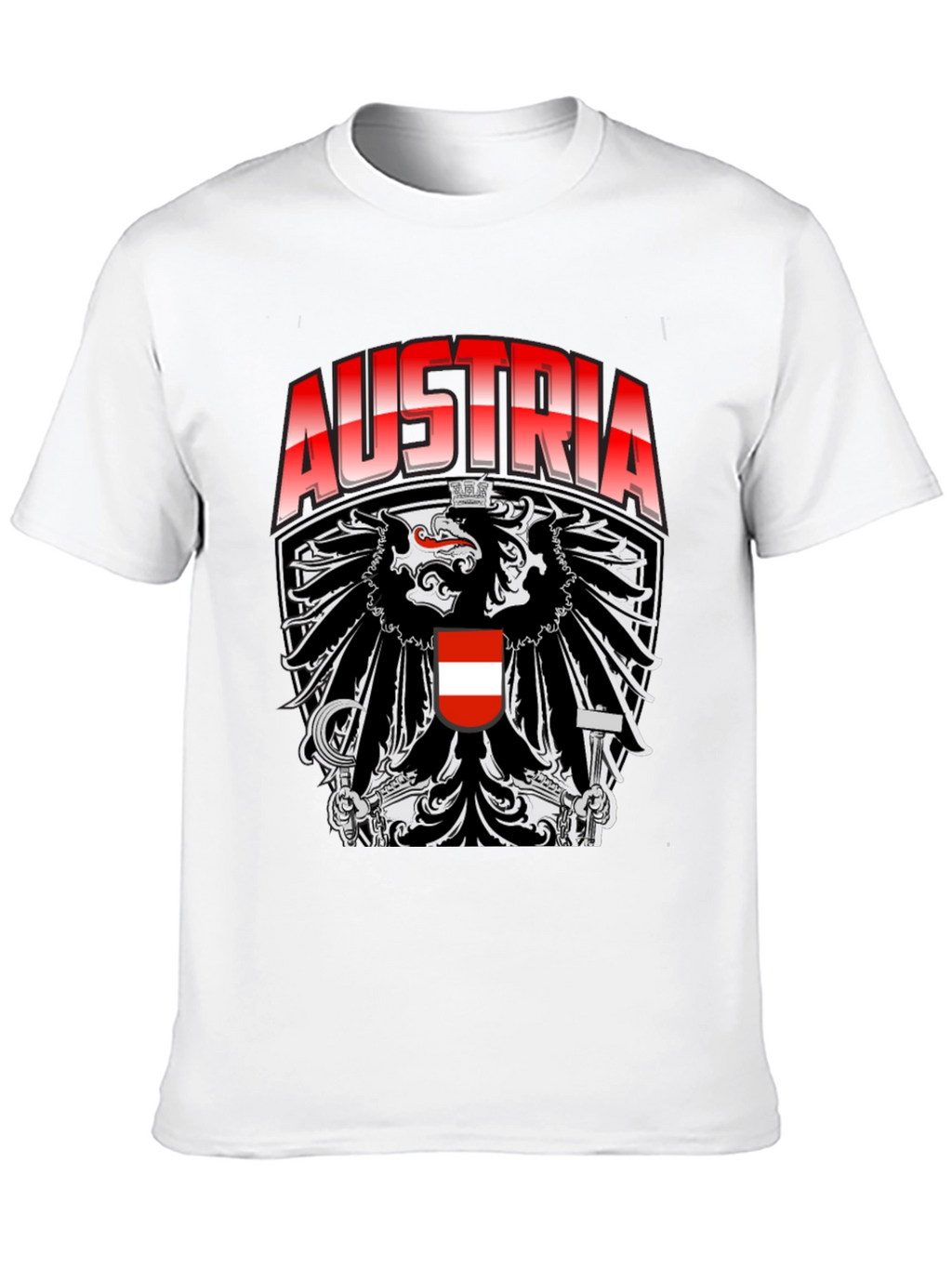 Austria Eagle Crest Graphic T-Shirt