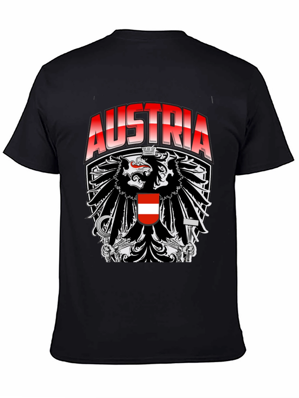 Austria Eagle Crest Graphic T-Shirt